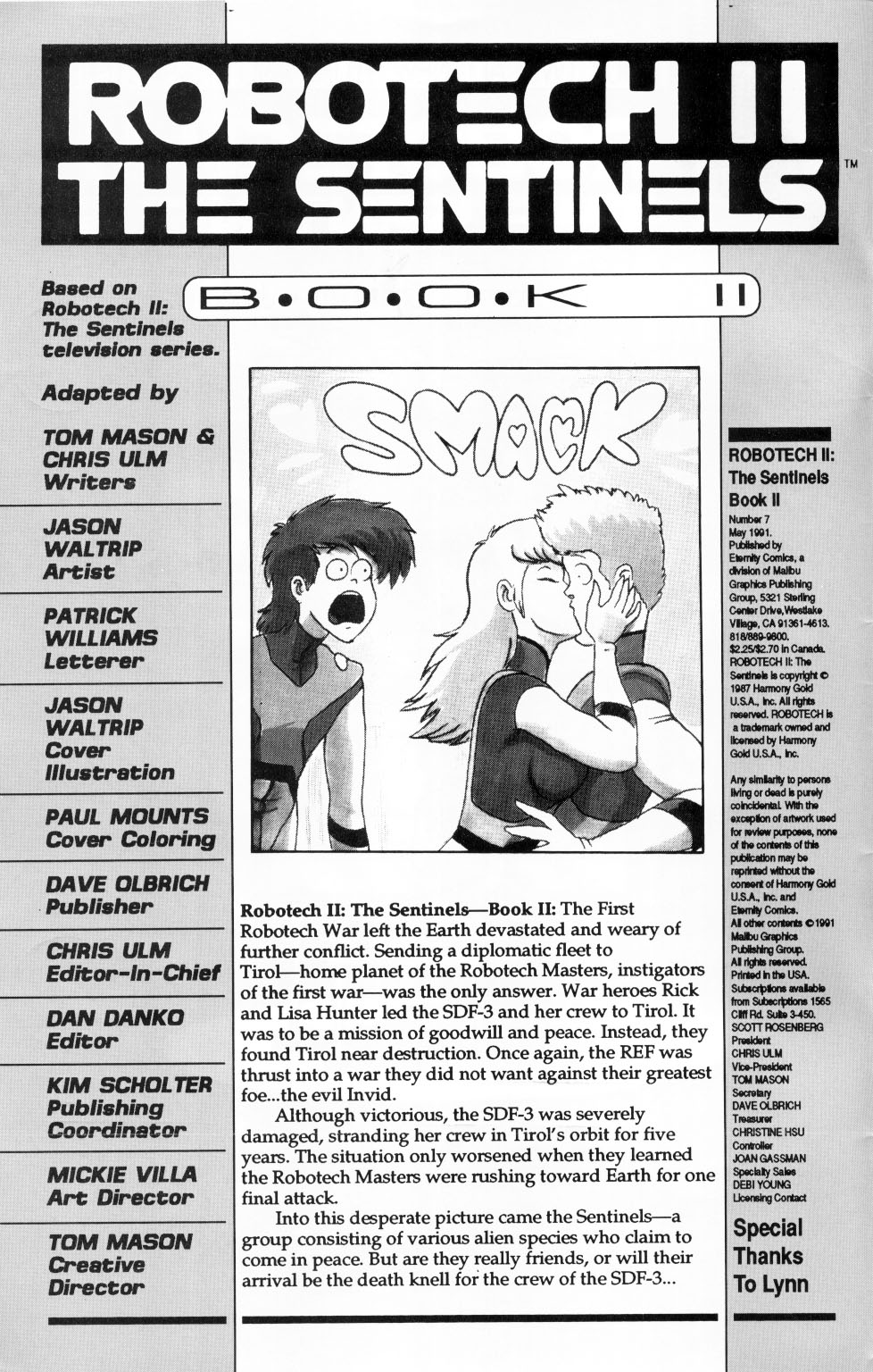 <{ $series->title }} issue Robotech II: The Sentinels Book 2 Issue #7 - Page 2