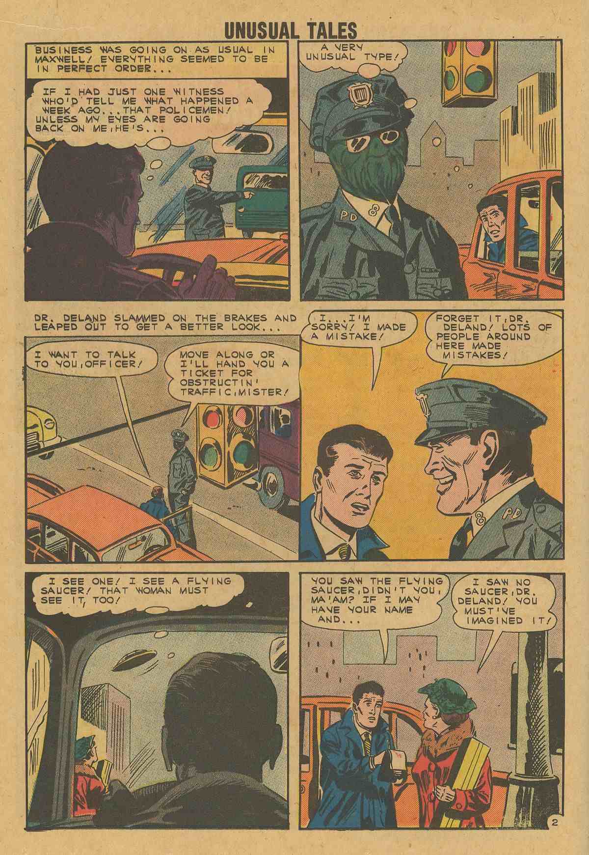 Read online Unusual Tales comic -  Issue #32 - 16
