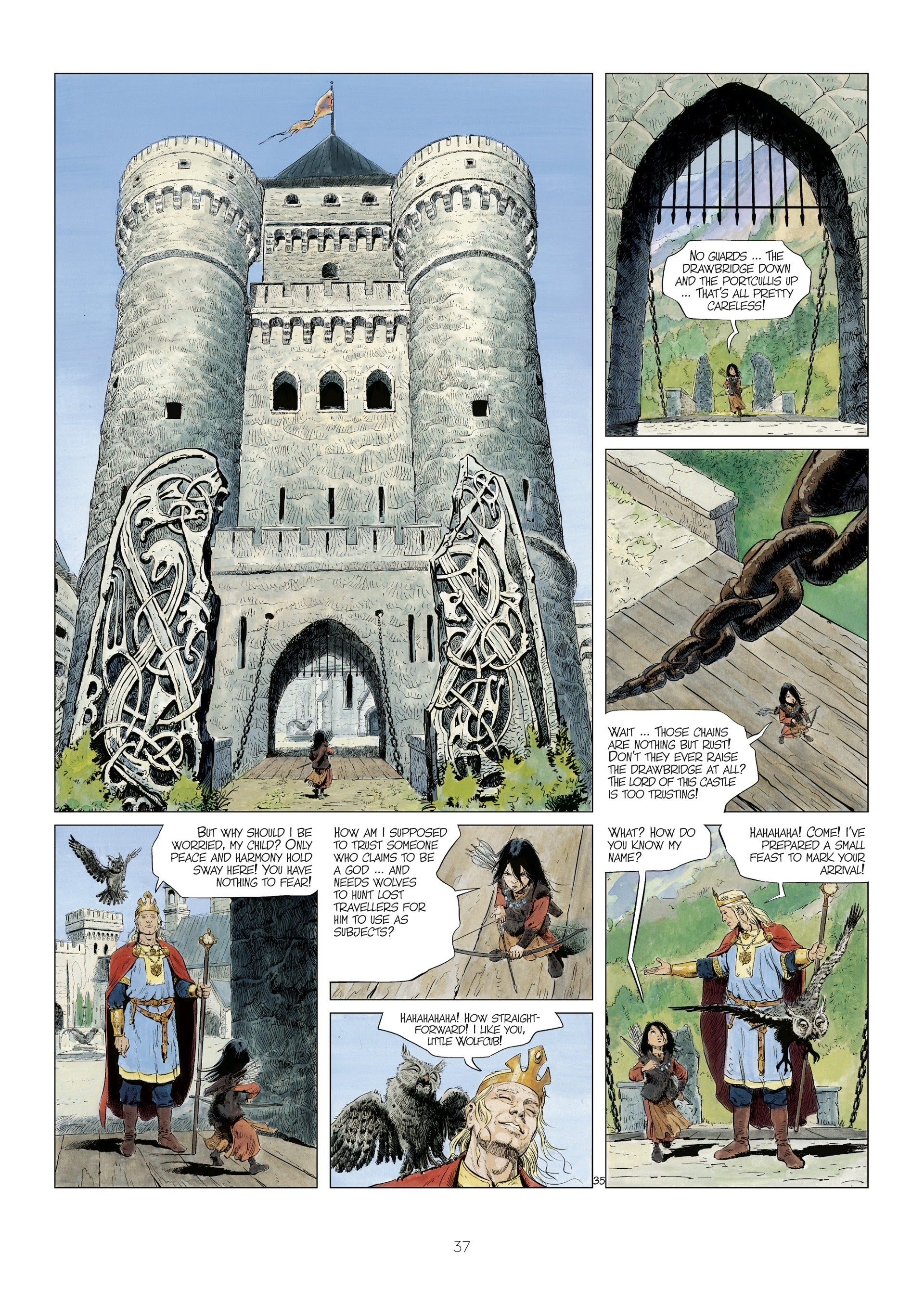 Read online The World of Thorgal: Wolfcub comic -  Issue #1 - 39