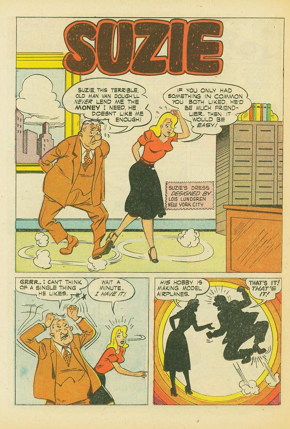 Read online Suzie Comics comic -  Issue #66 - 19