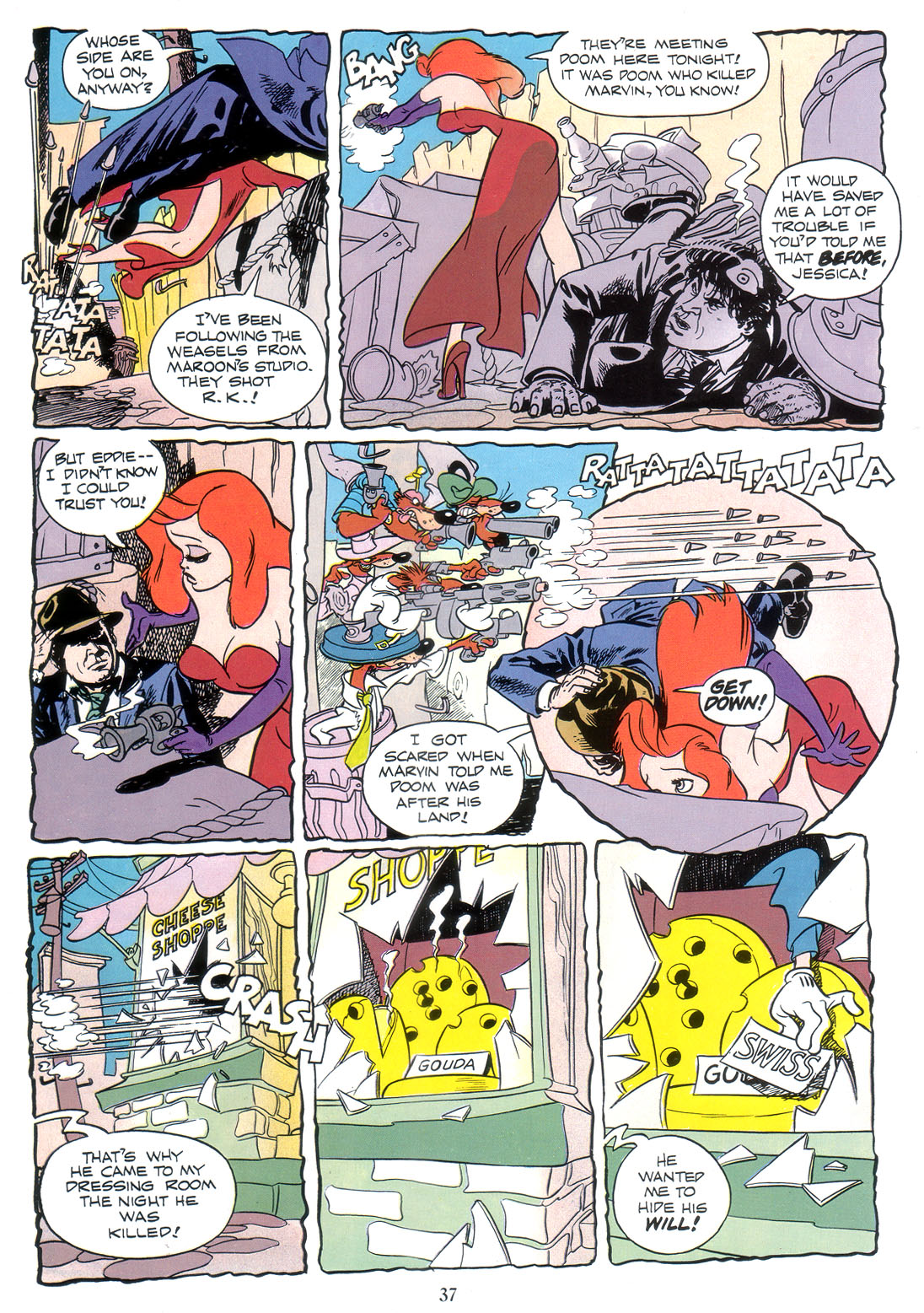 Read online Marvel Graphic Novel: Who Framed Roger Rabbit comic -  Issue # Full - 39