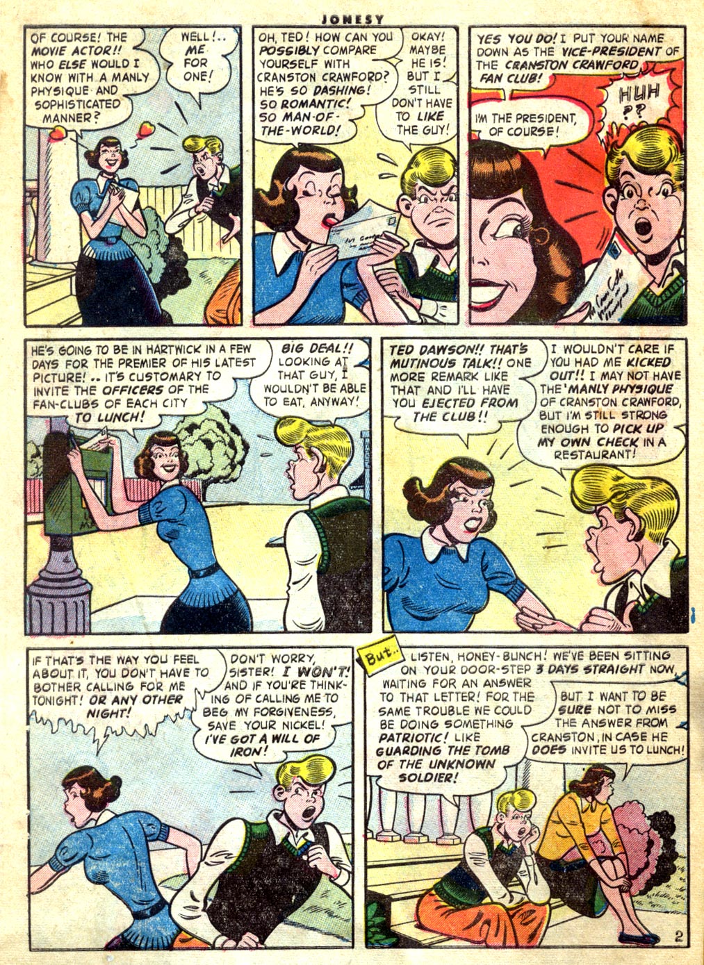 Read online Jonesy (1953) comic -  Issue #6 - 10