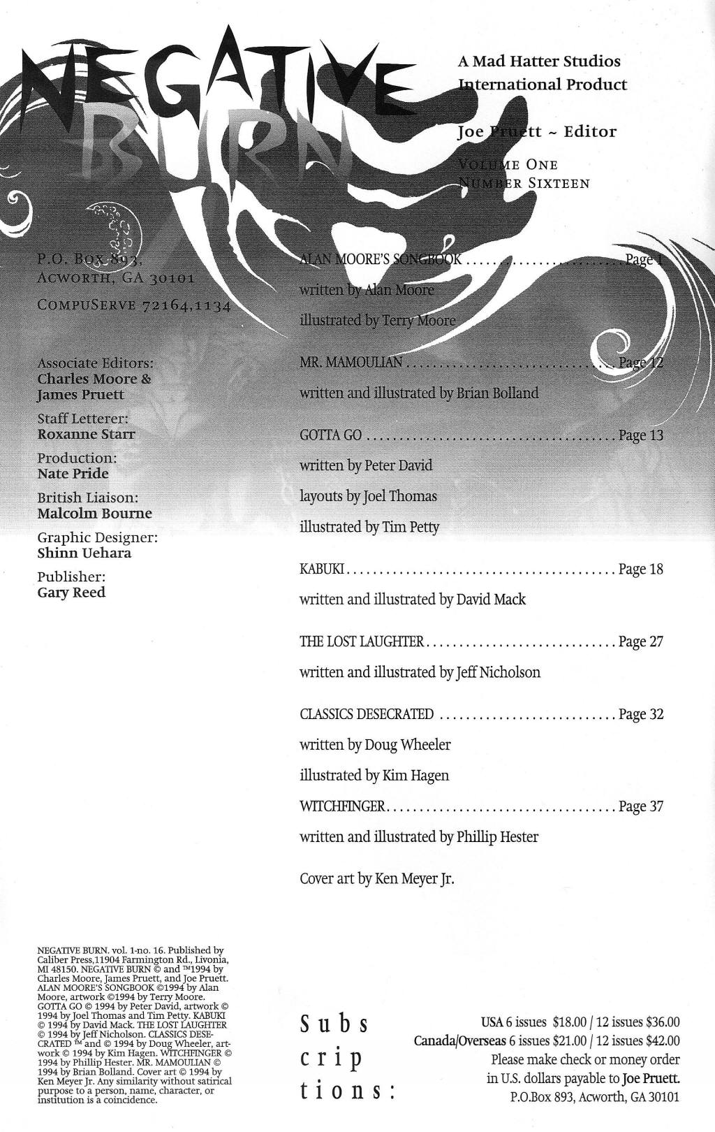 Read online Negative Burn comic -  Issue #16 - 2