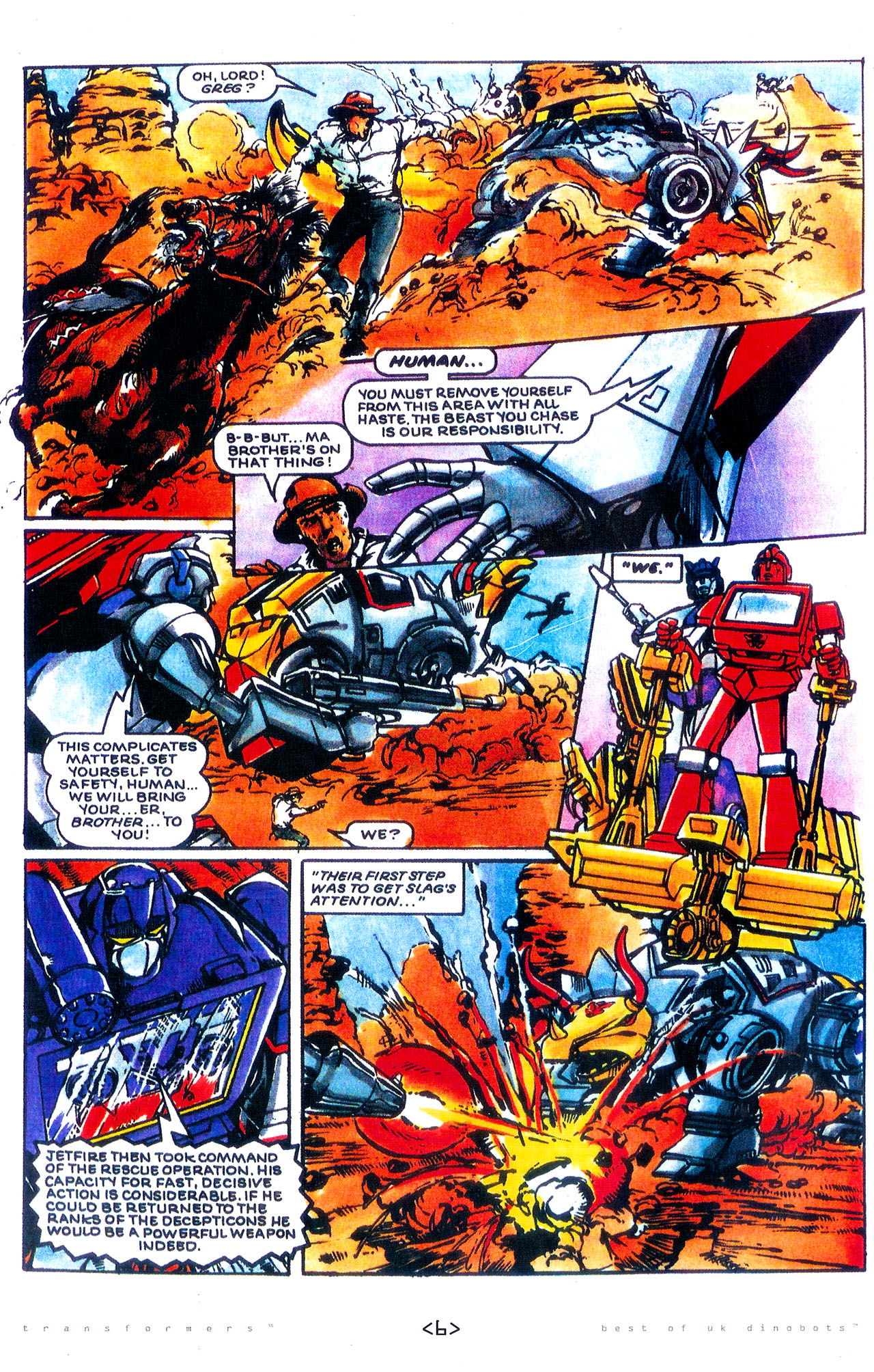 Read online The Transformers: Best of UK: Dinobots comic -  Issue #3 - 9