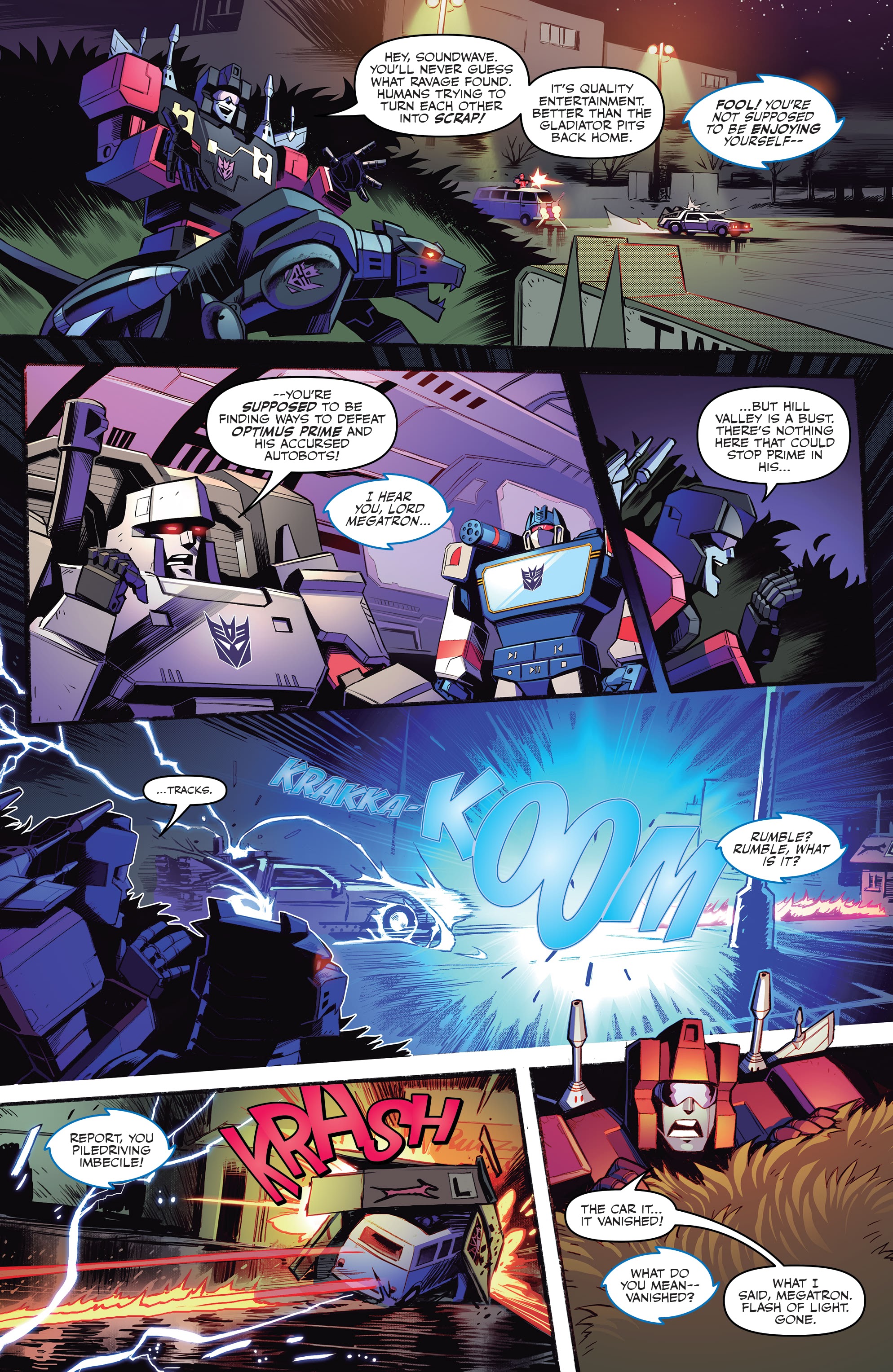 Read online Transformers: Back to the Future comic -  Issue #1 - 6