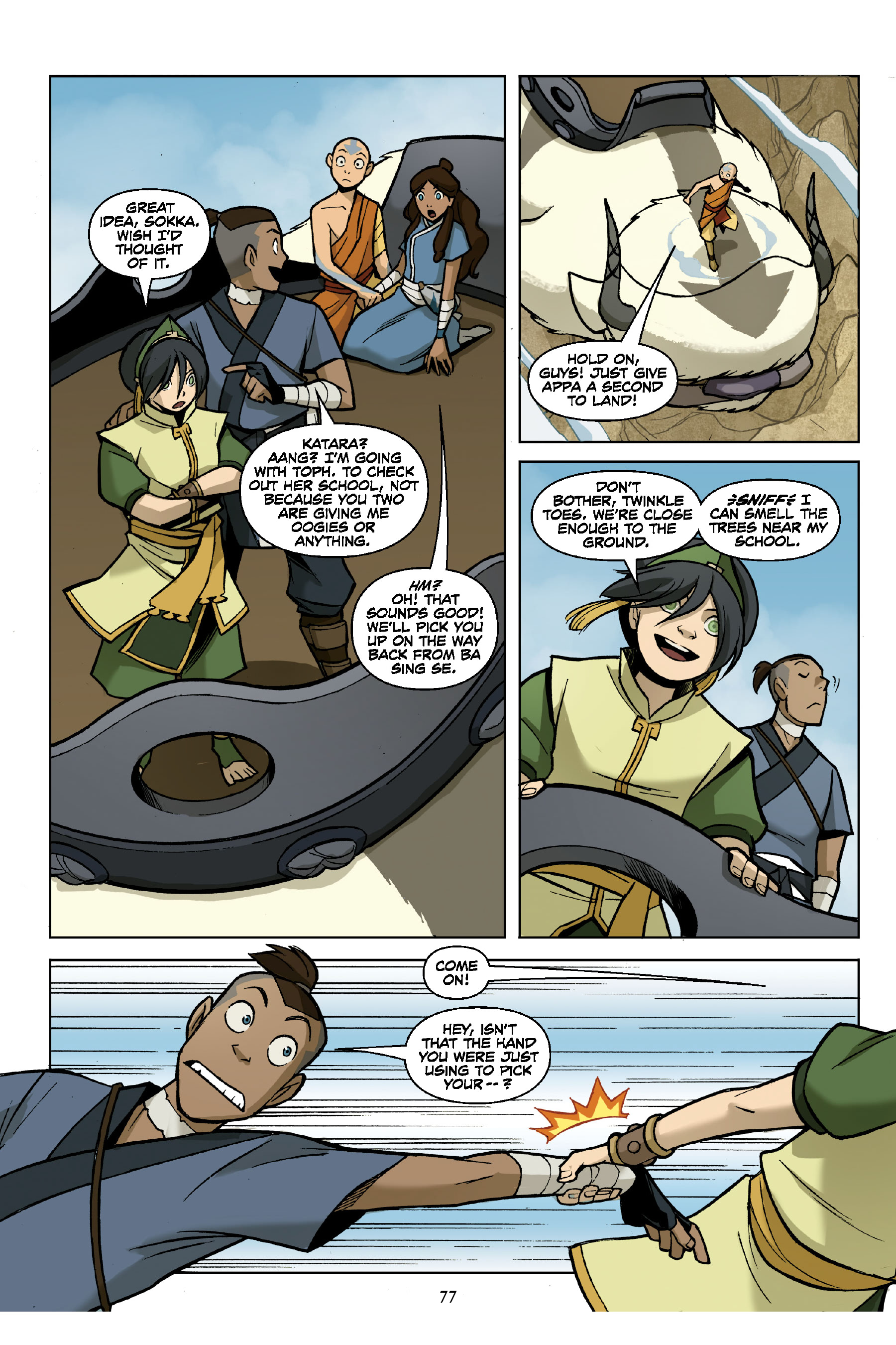 Read online Nickelodeon Avatar: The Last Airbender - The Promise comic -  Issue # _TPB Omnibus (Part 1) - 78