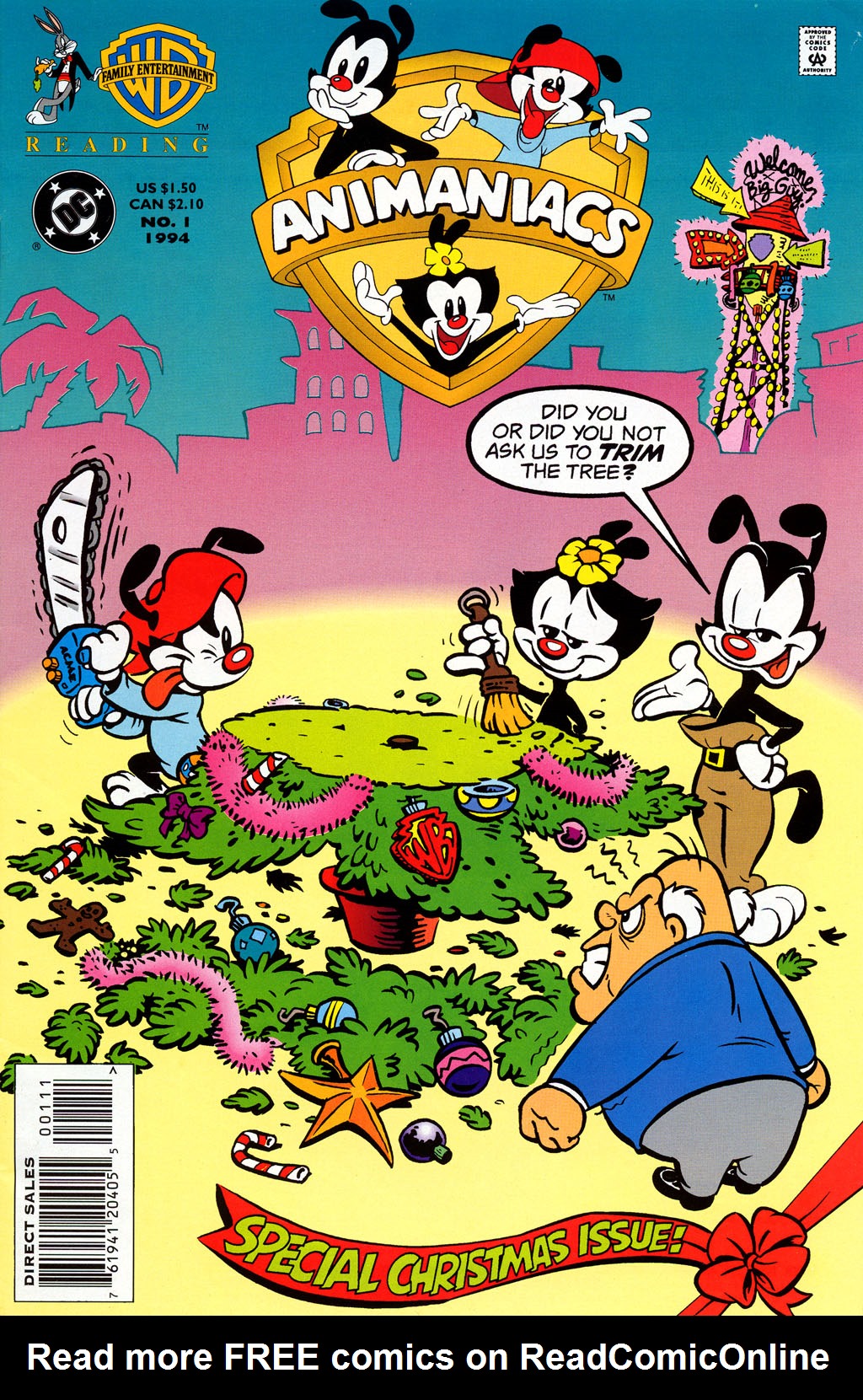 Read online Animaniacs:  A Christmas Special comic -  Issue # Full - 1