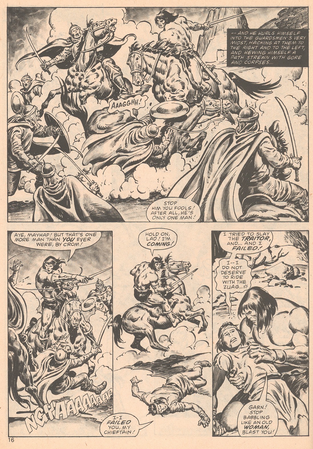 Read online The Savage Sword Of Conan comic -  Issue #63 - 16