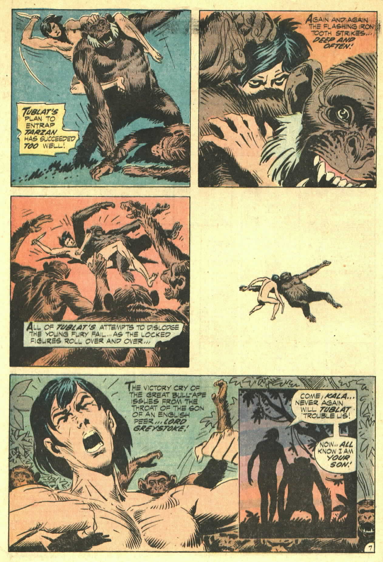 Read online Tarzan (1972) comic -  Issue #208 - 8