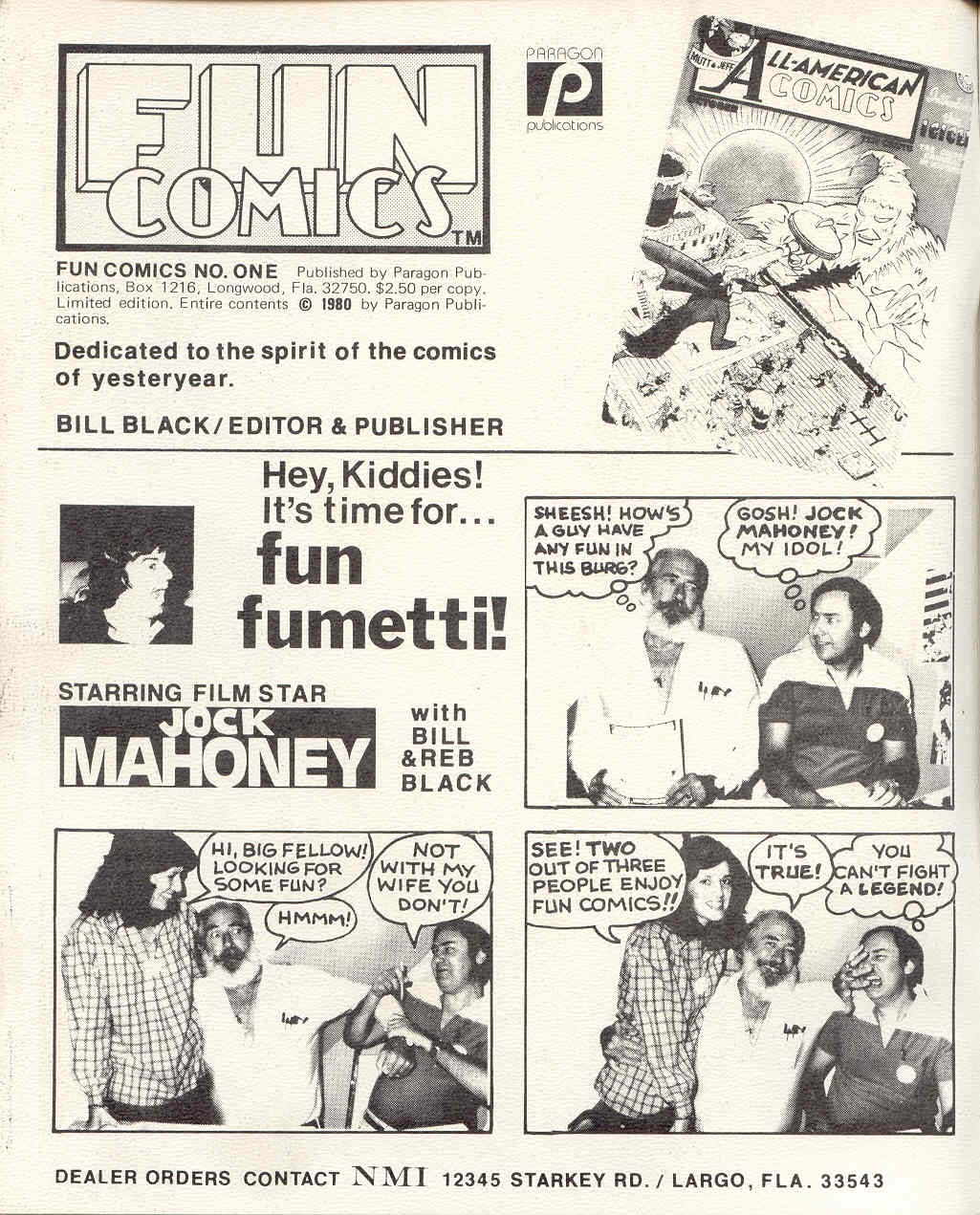 Read online Fun Comics comic -  Issue #1 - 2