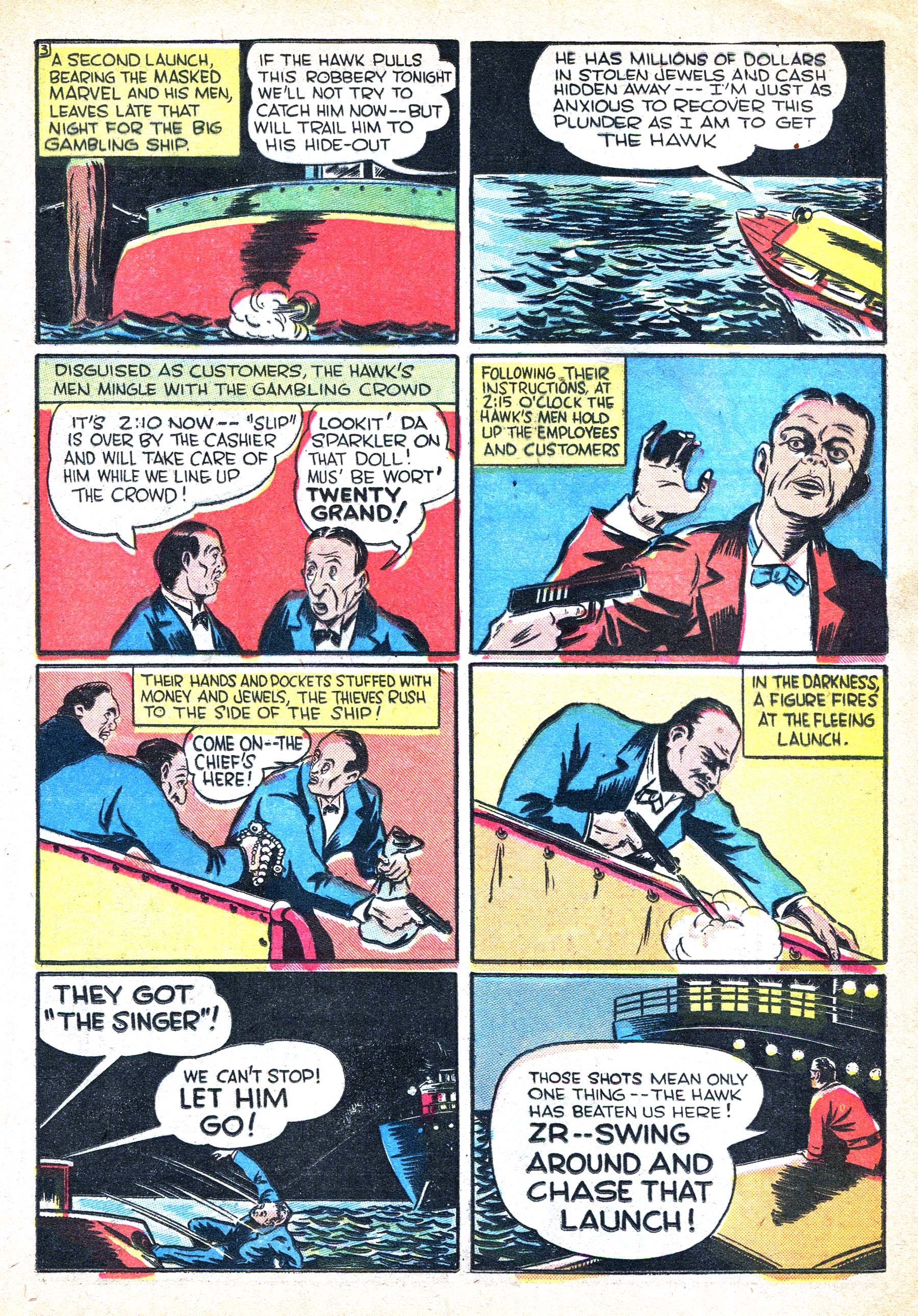 Read online Masked Marvel comic -  Issue #1 - 15