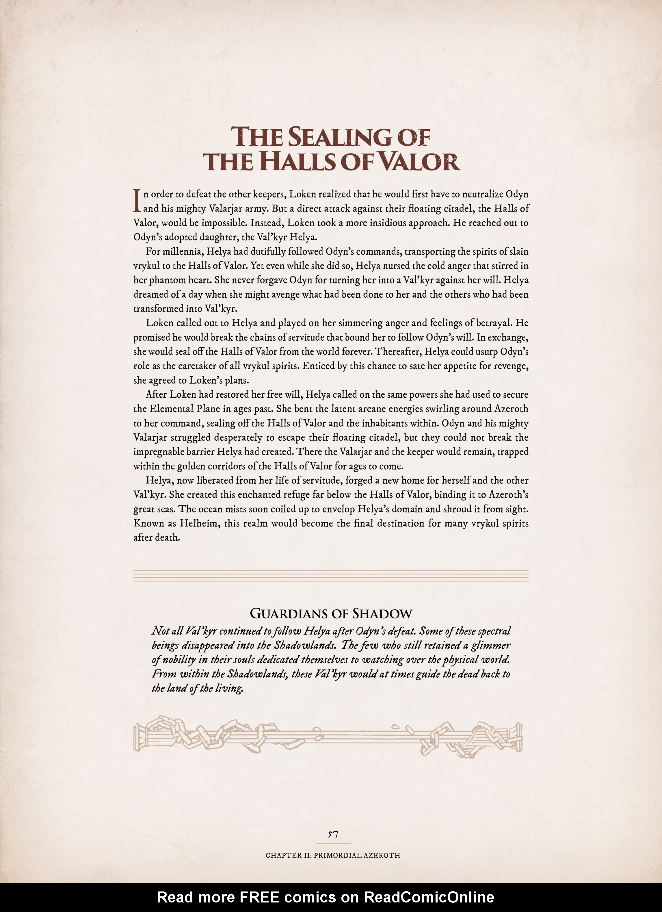 Read online World of Warcraft Chronicle Vol. 1 comic -  Issue # Full - 56