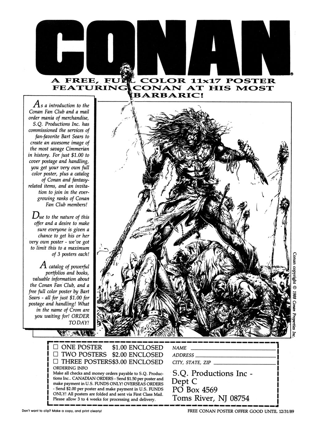 Read online The Savage Sword Of Conan comic -  Issue #150 - 60