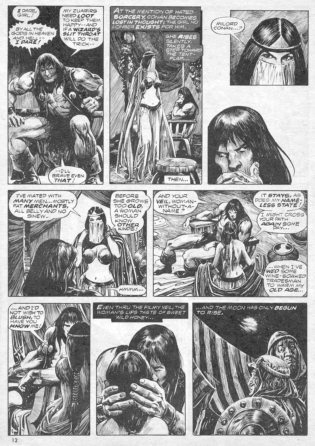 Read online The Savage Sword Of Conan comic -  Issue #7 - 12