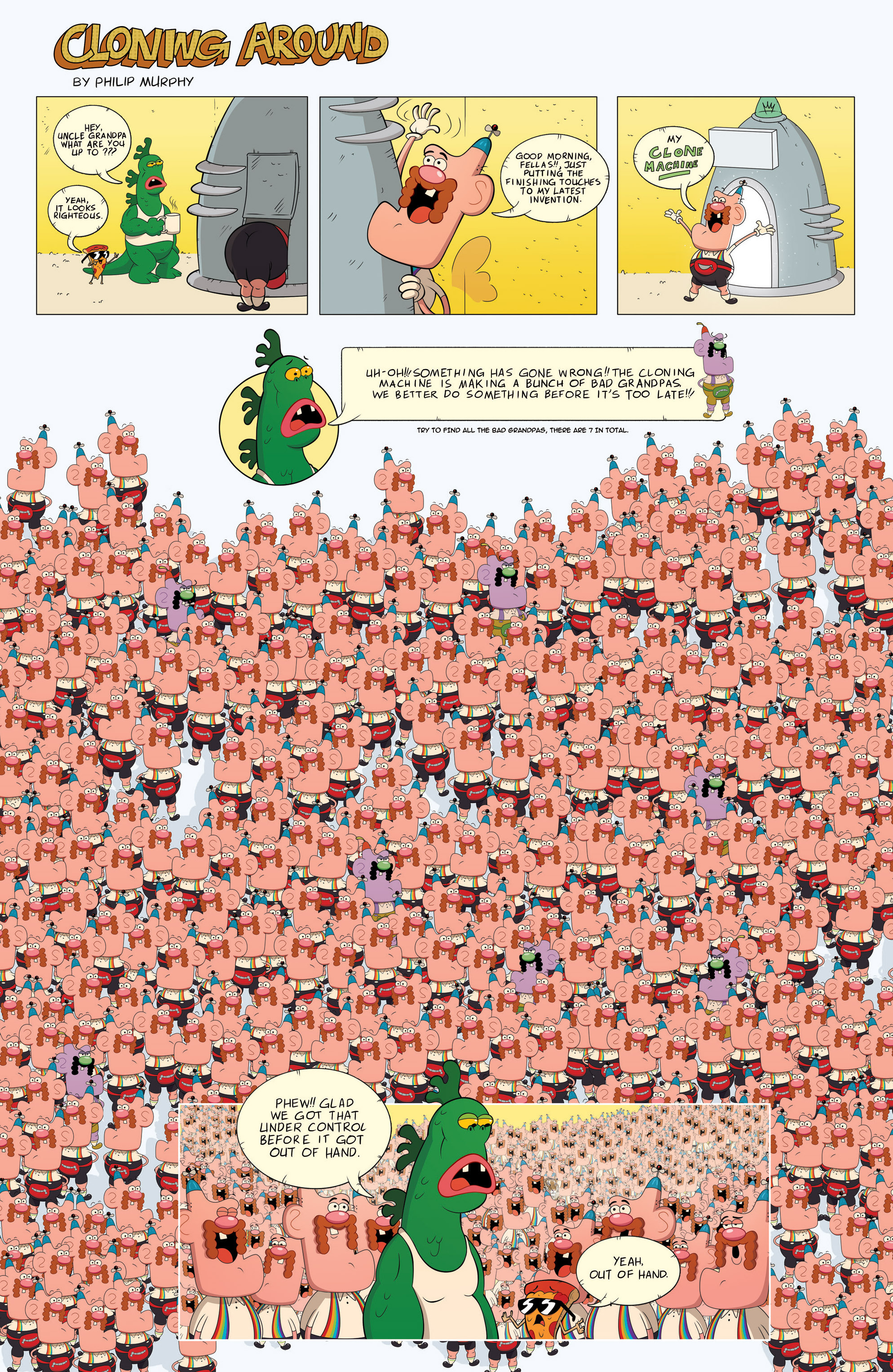 Read online Uncle Grandpa: Pizza Steve Special comic -  Issue # Full - 37