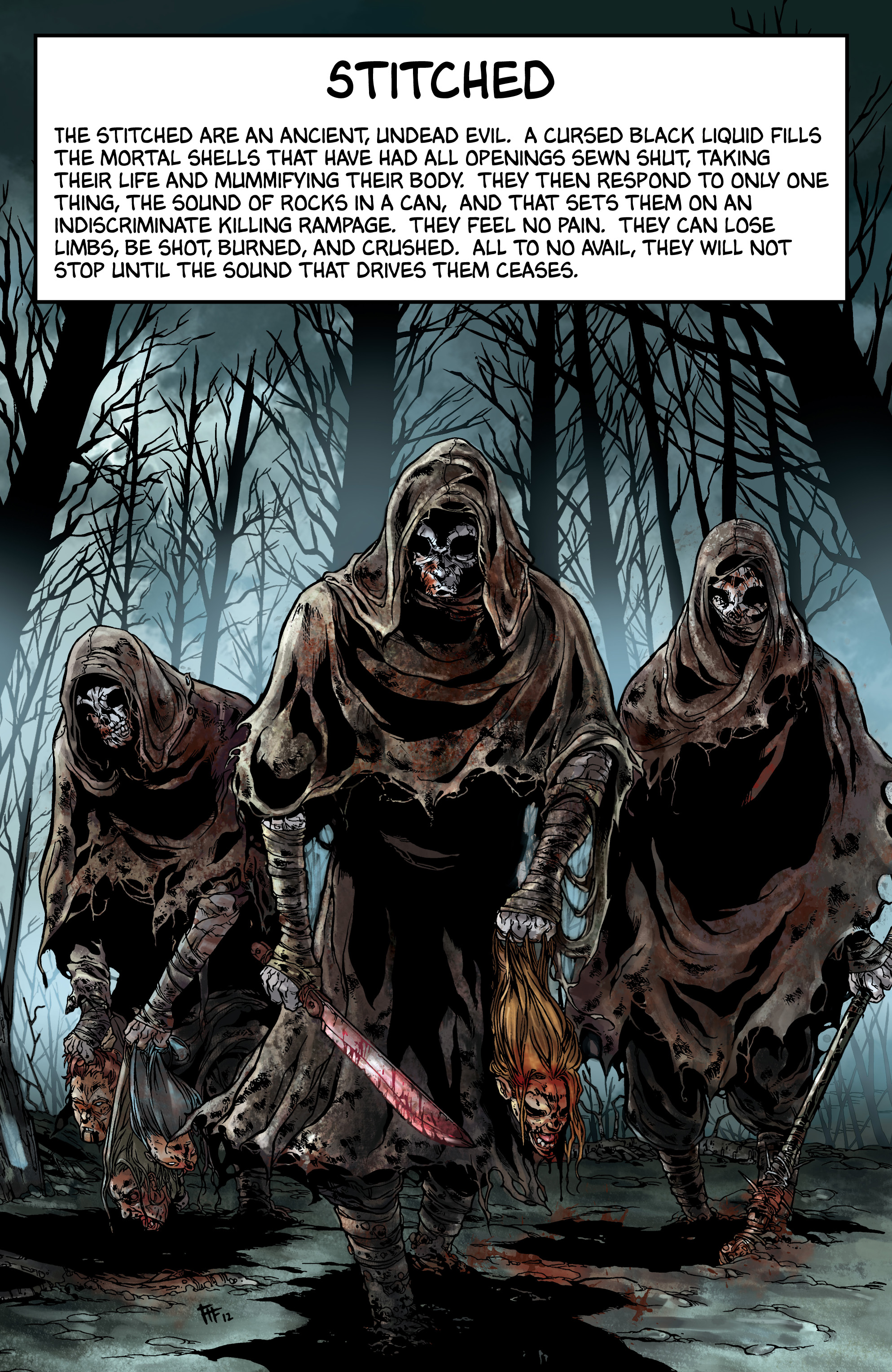 Read online Stitched: Terror comic -  Issue #3 - 4