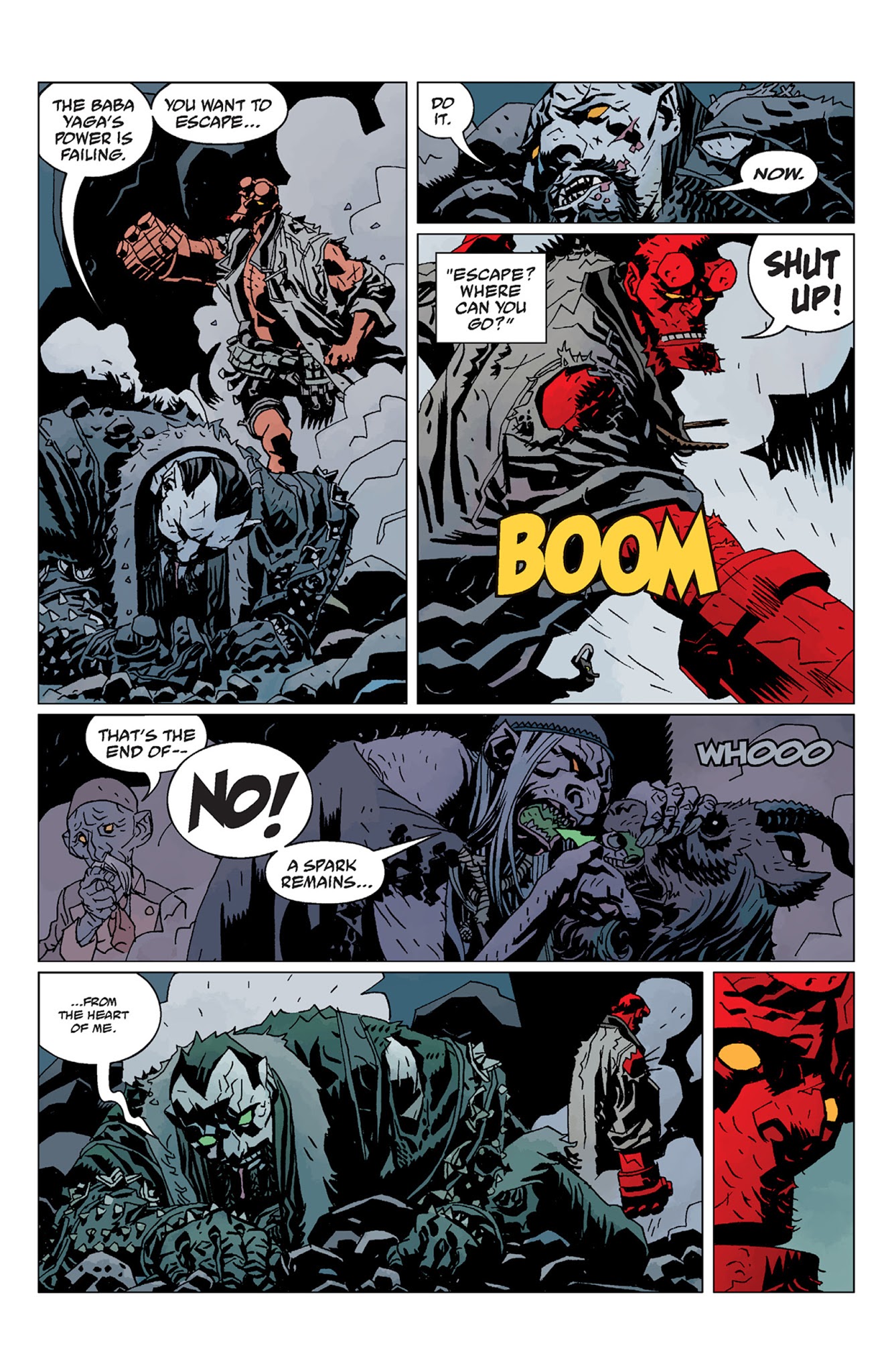 Read online Hellboy: Darkness Calls comic -  Issue # TPB - 145