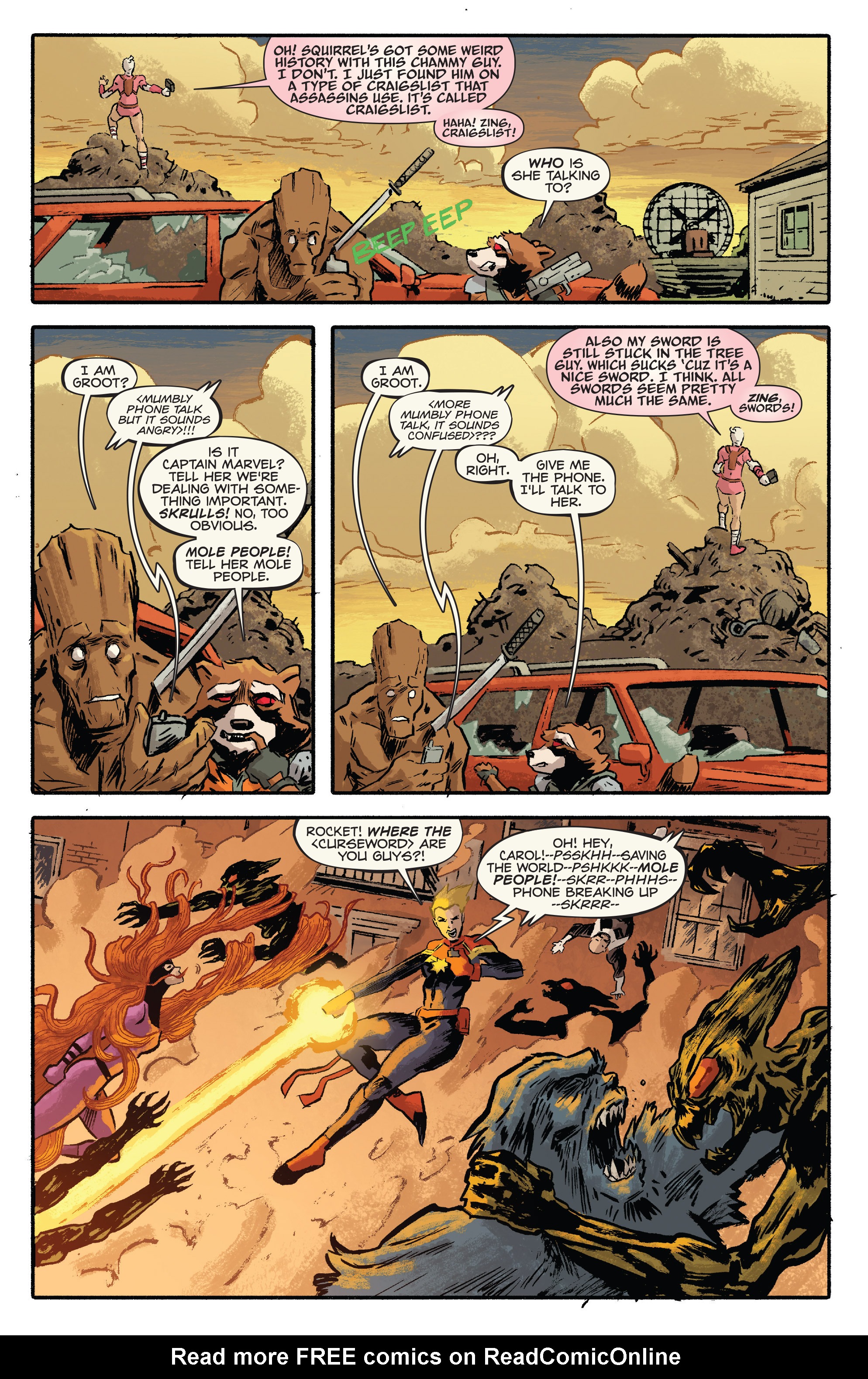 Read online Rocket Raccoon & Groot comic -  Issue #9 - 4