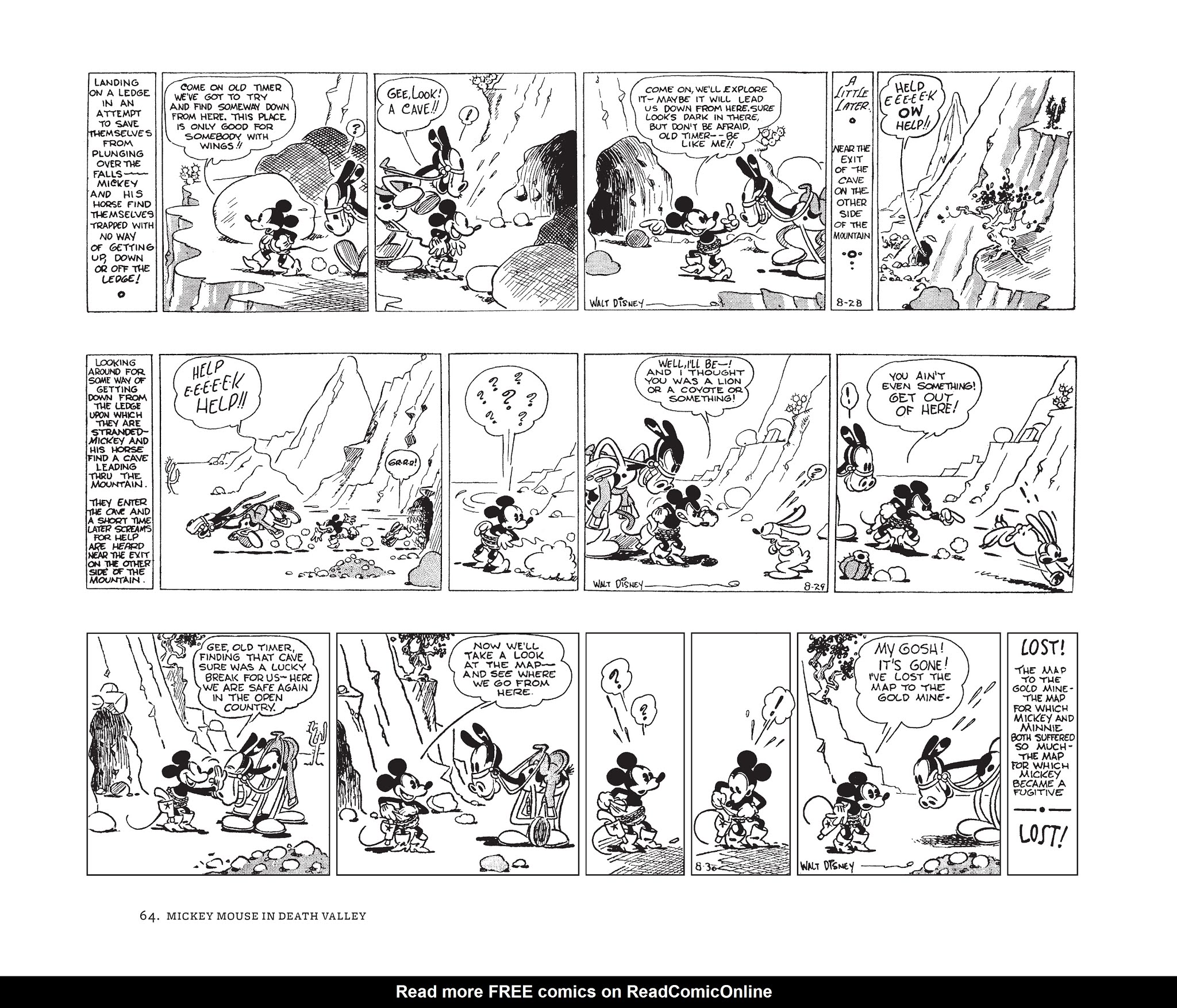 Read online Walt Disney's Mickey Mouse by Floyd Gottfredson comic -  Issue # TPB 1 (Part 1) - 64