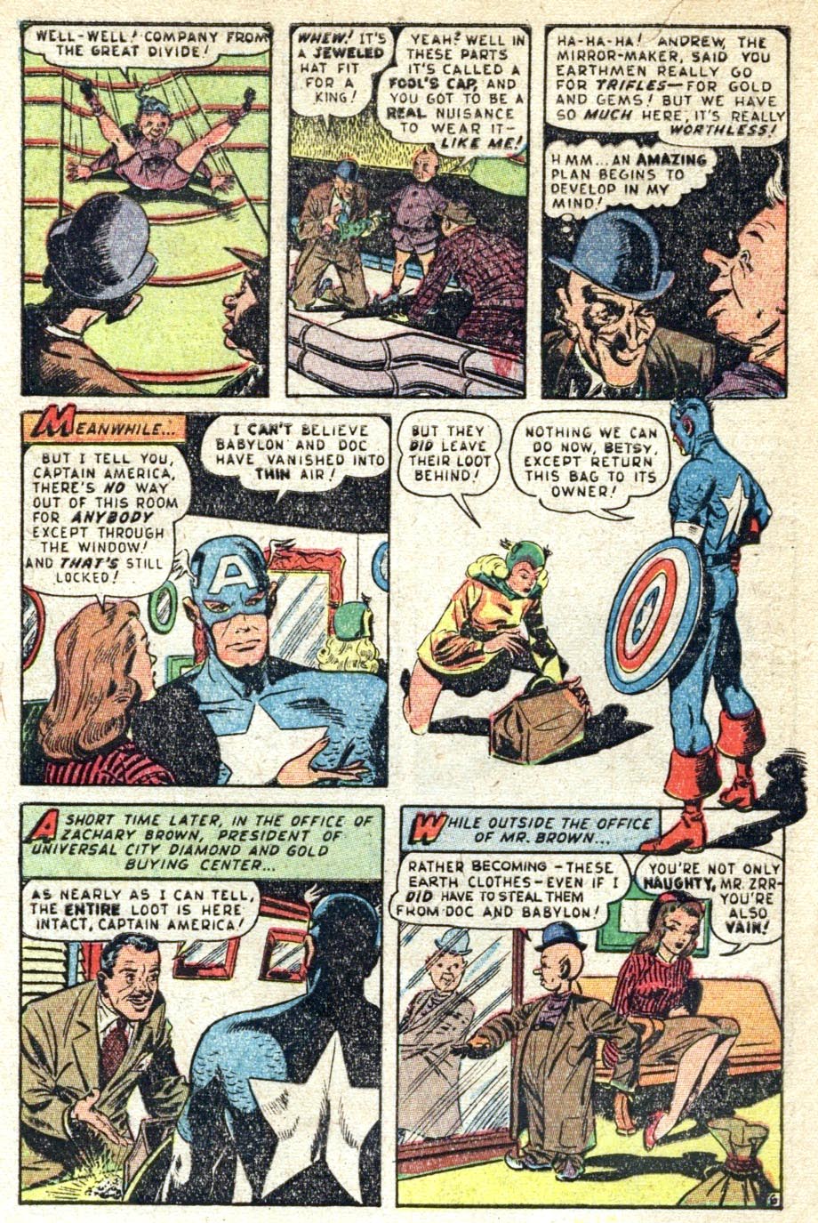Read online Captain America Comics comic -  Issue #67 - 8