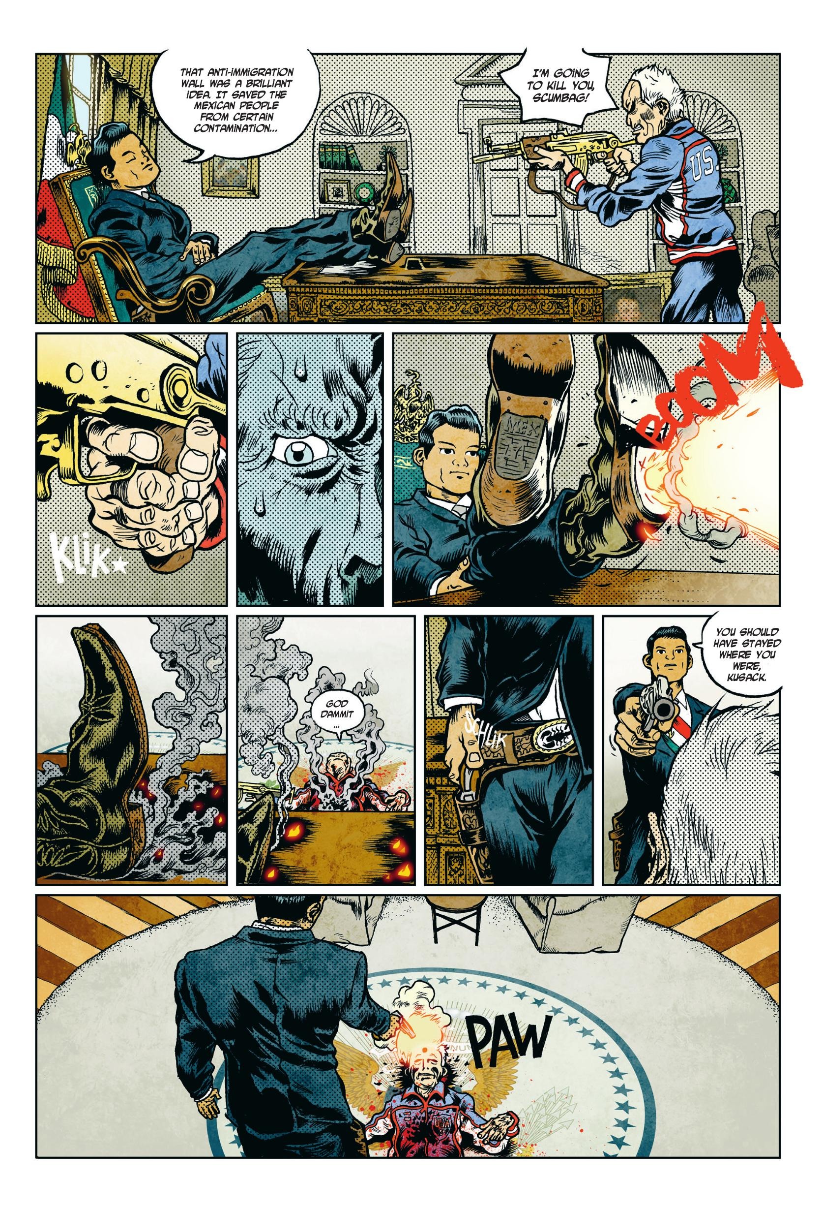 Read online Doggybags: Death of A Nation comic -  Issue # TPB - 140