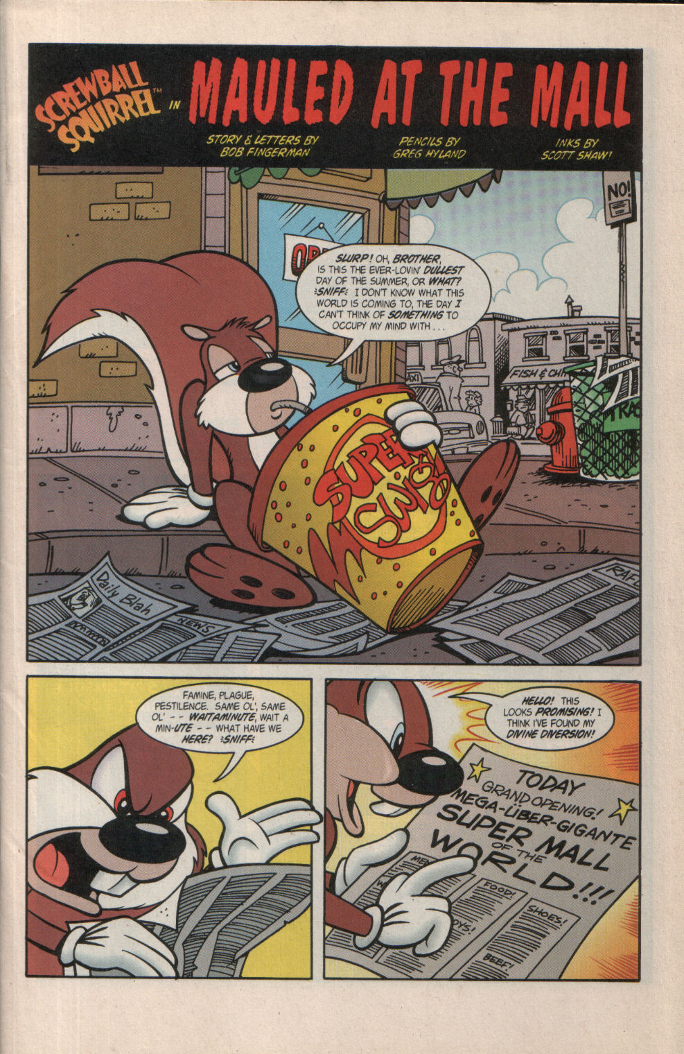 Read online Screwball Squirrel comic -  Issue #1 - 3
