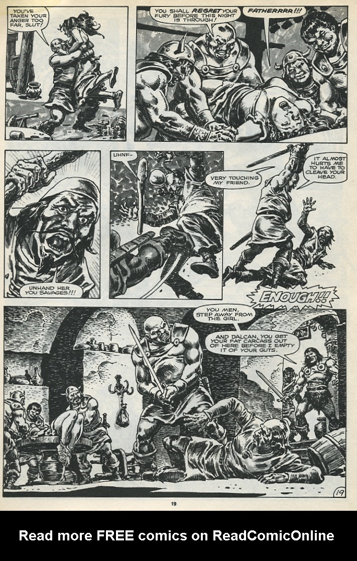 Read online The Savage Sword Of Conan comic -  Issue #173 - 21