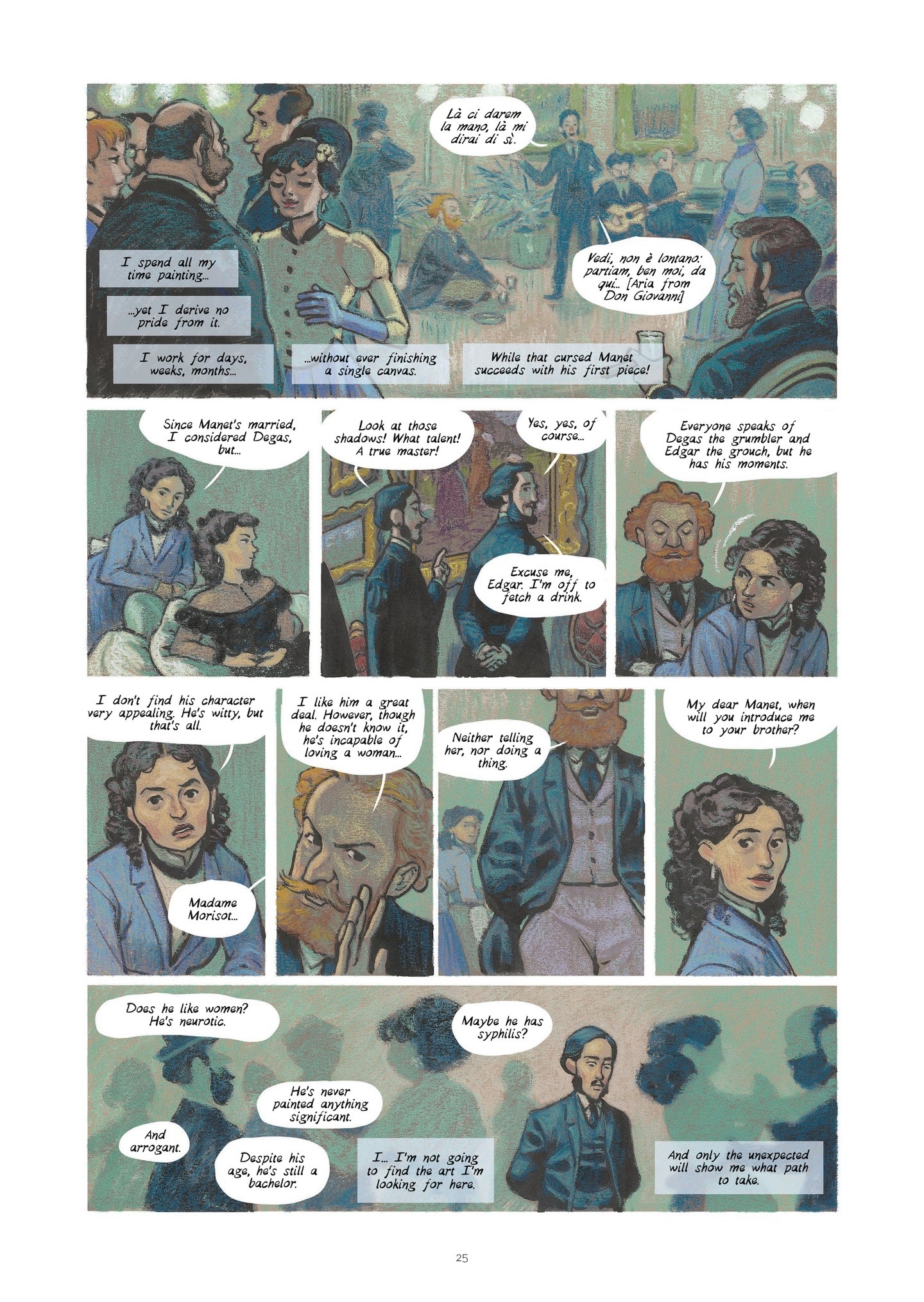 Read online Degas and Cassatt: The Dance of Solitude comic -  Issue # TPB - 25