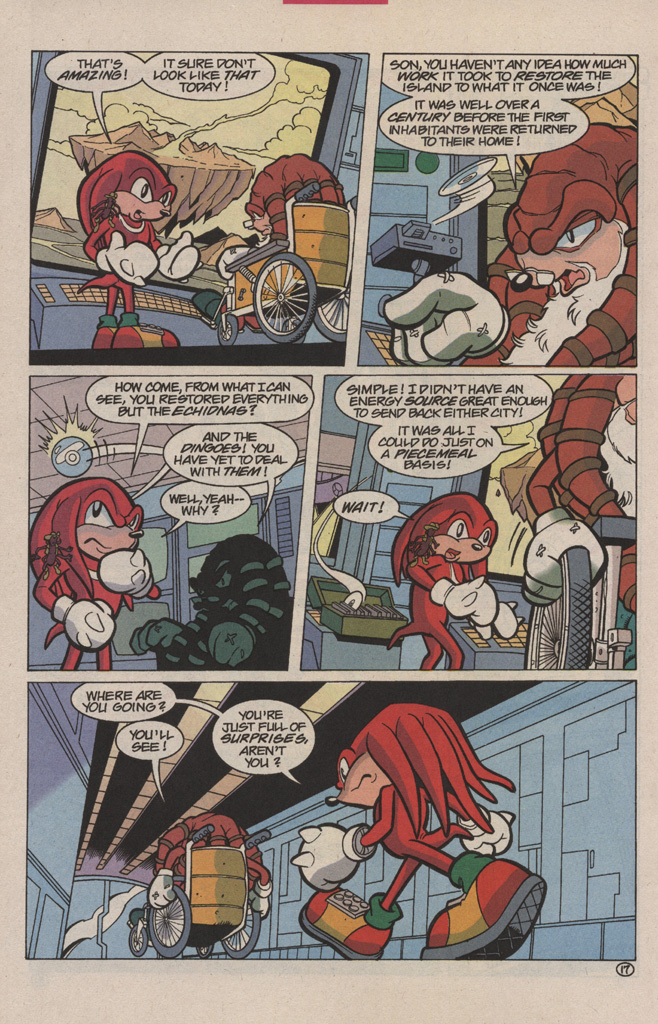Read online Knuckles the Echidna comic -  Issue #5 - 26