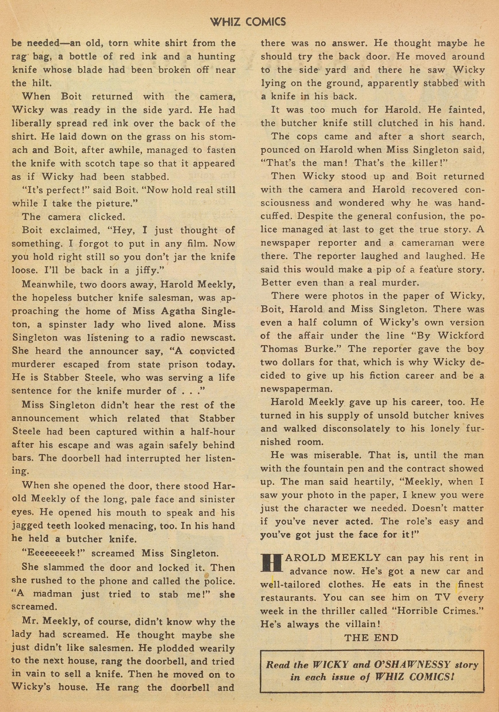 Read online WHIZ Comics comic -  Issue #153 - 17