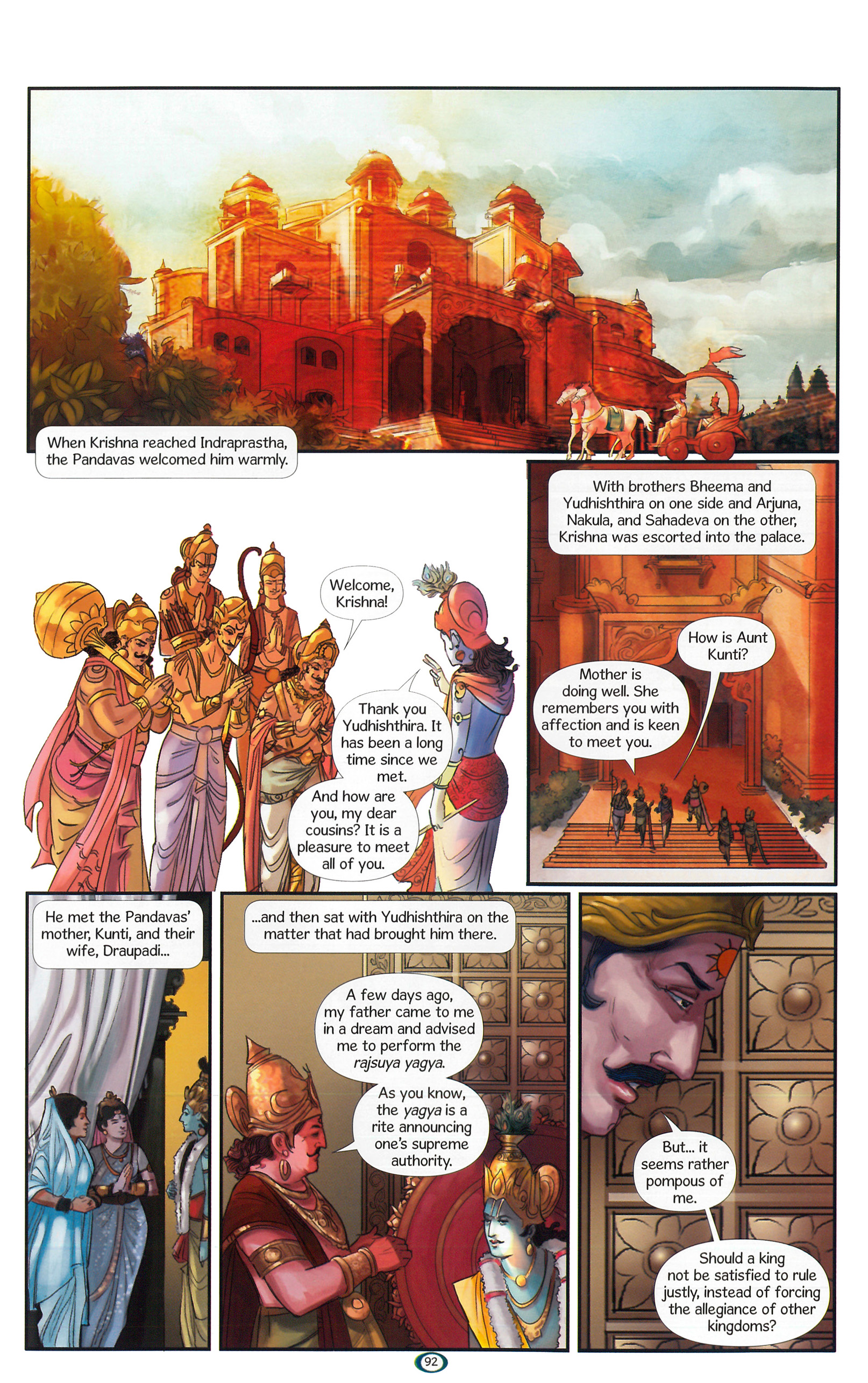 Read online Krishna: Defender of Dharma comic -  Issue # TPB (Part 1) - 94
