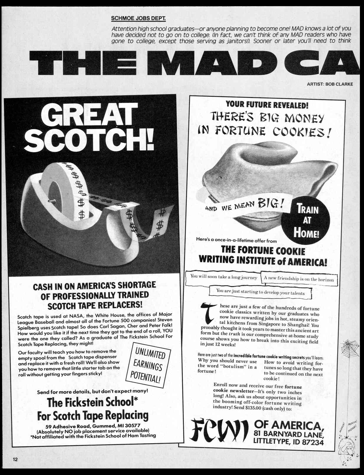 Read online MAD comic -  Issue #294 - 14