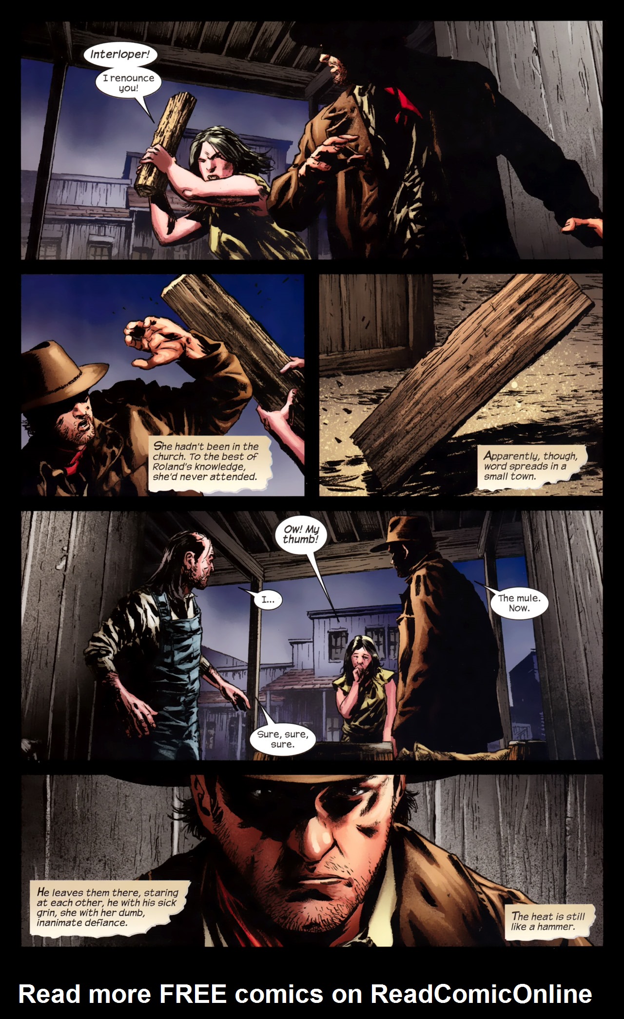 Read online Dark Tower: The Gunslinger - The Battle of Tull comic -  Issue #4 - 19