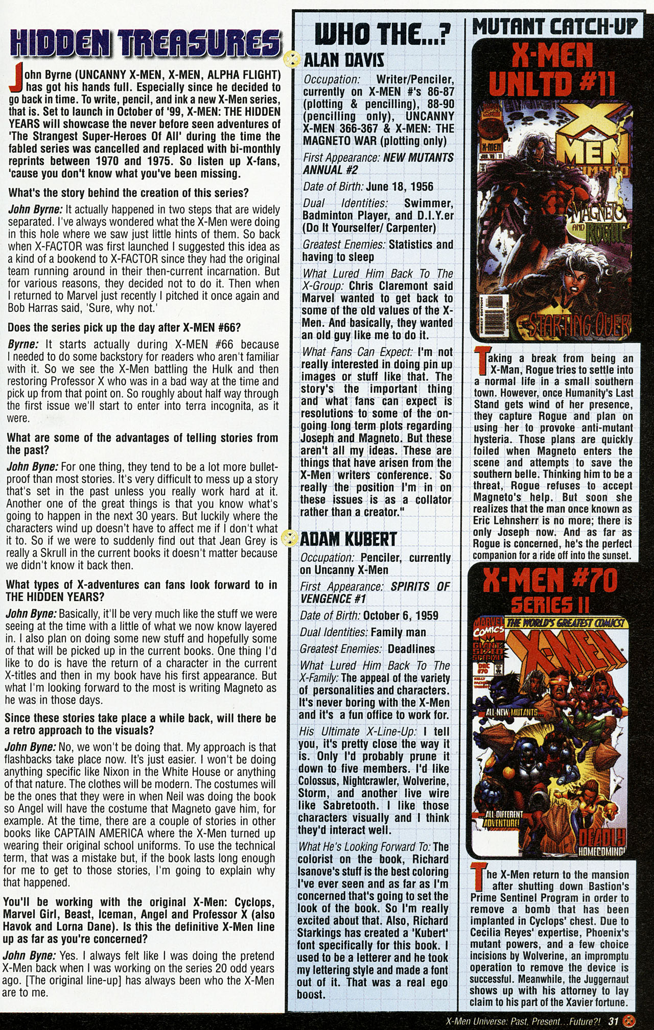 Read online X-Men Universe: Past, Present and Future comic -  Issue # Full - 23
