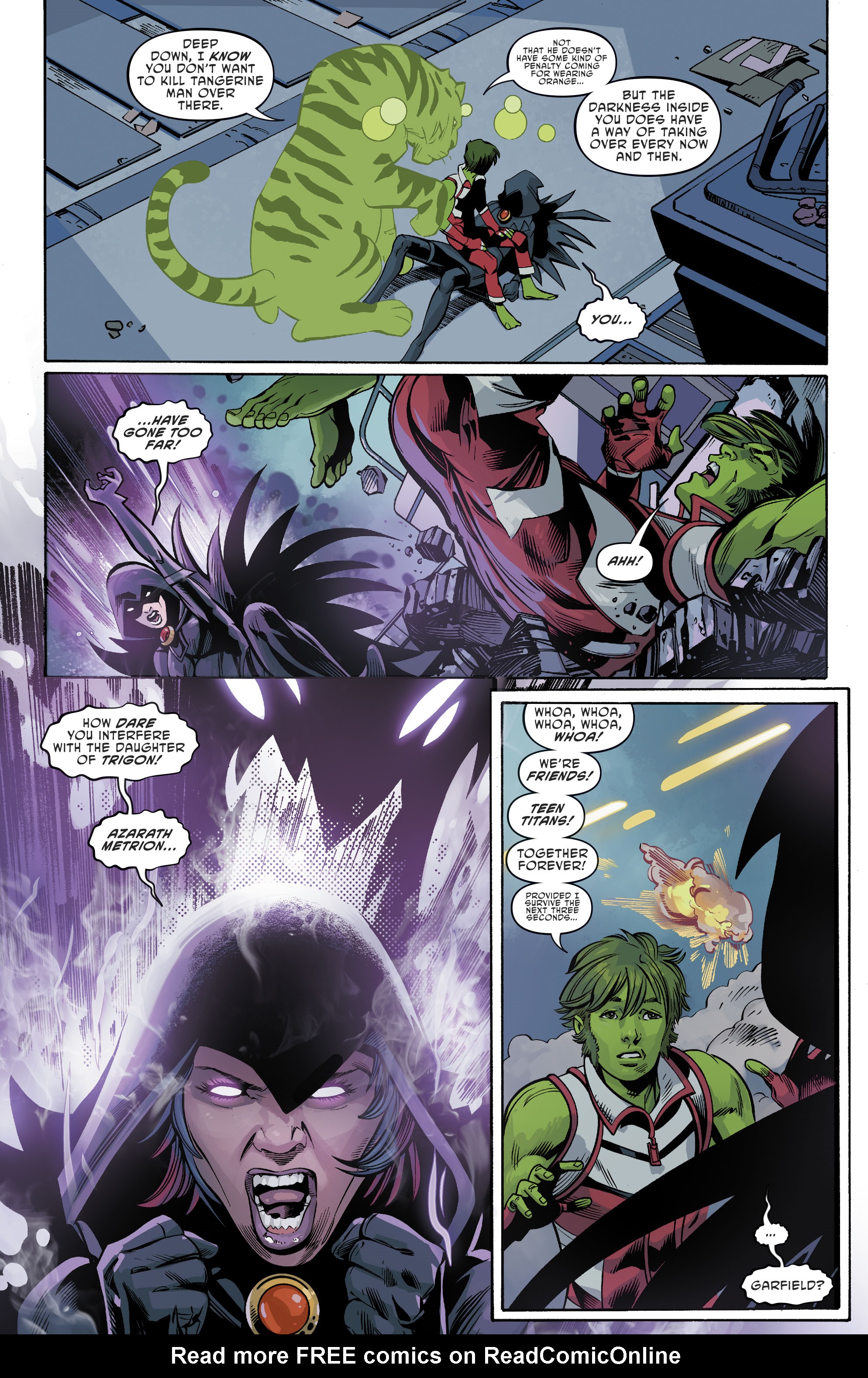 Read online Titans: Burning Rage comic -  Issue #3 - 5
