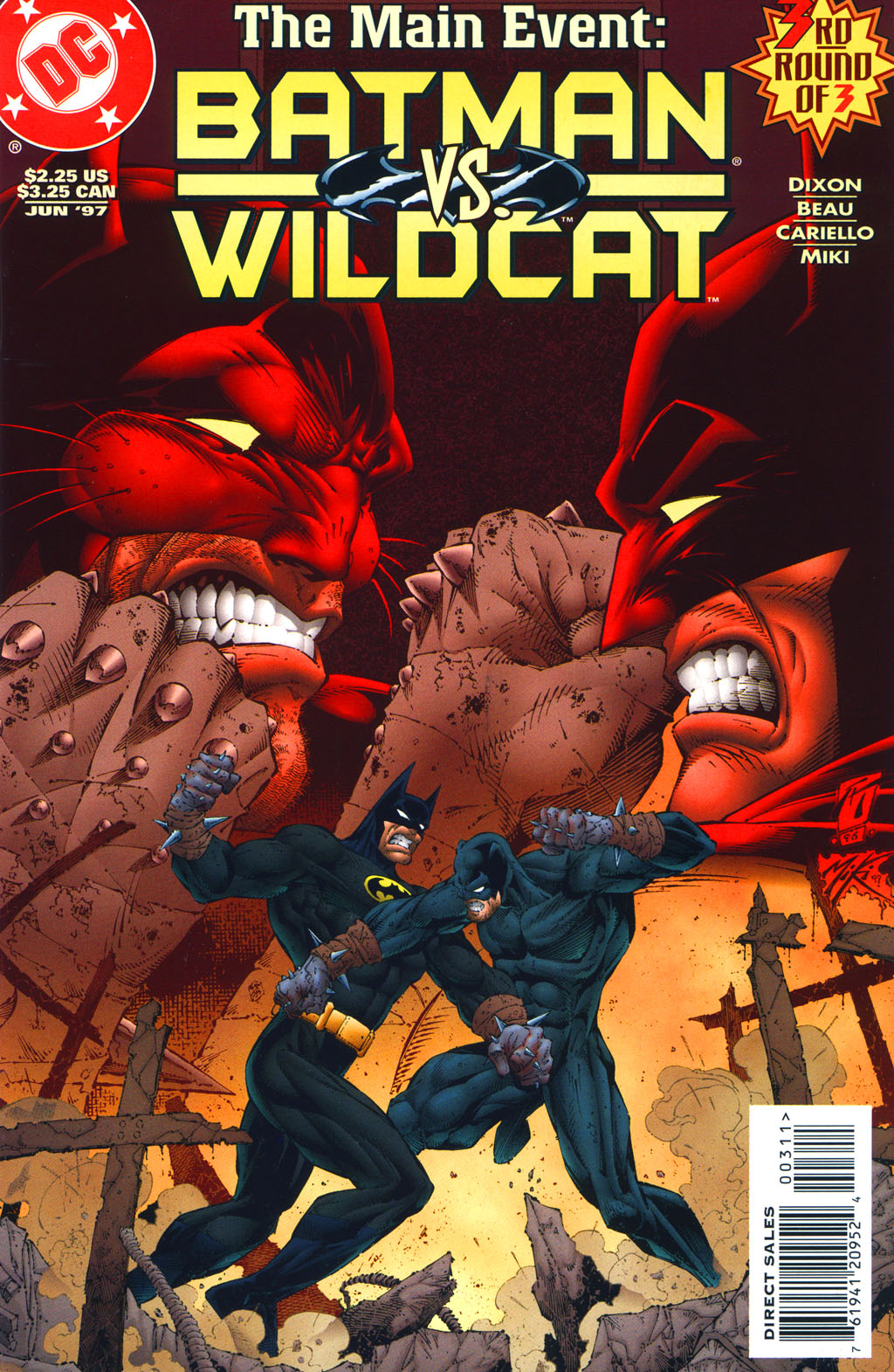 Read online Batman/Wildcat comic -  Issue #3 - 1