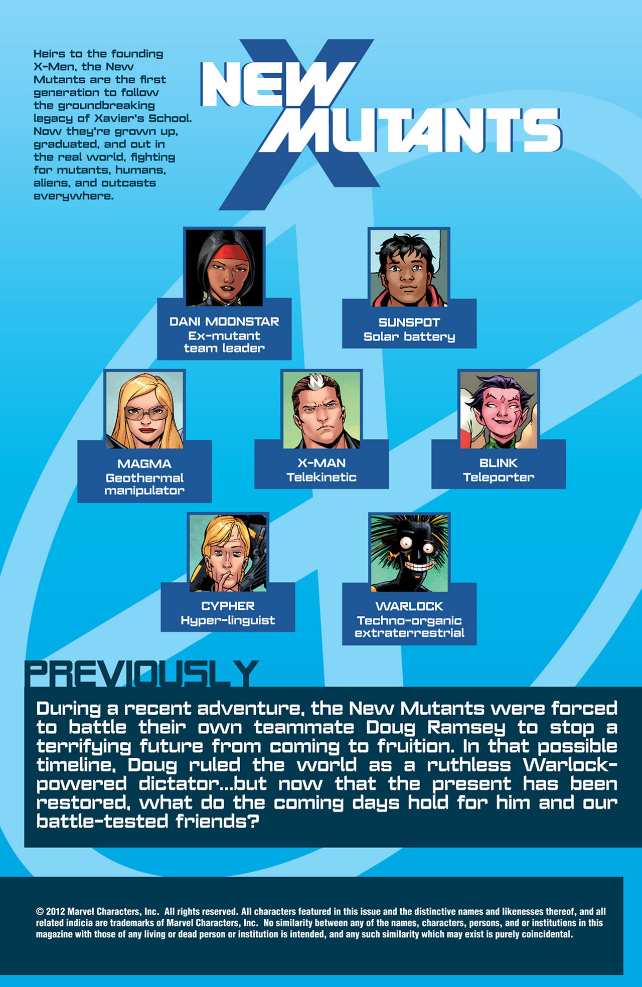 Read online New Mutants (2009) comic -  Issue #50 - 2