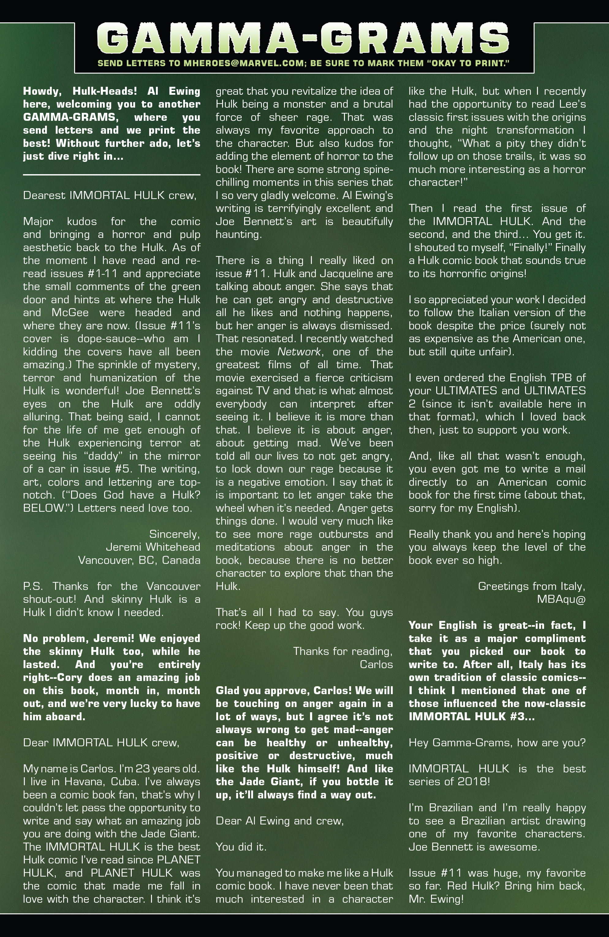 Read online Immortal Hulk comic -  Issue #15 - 21