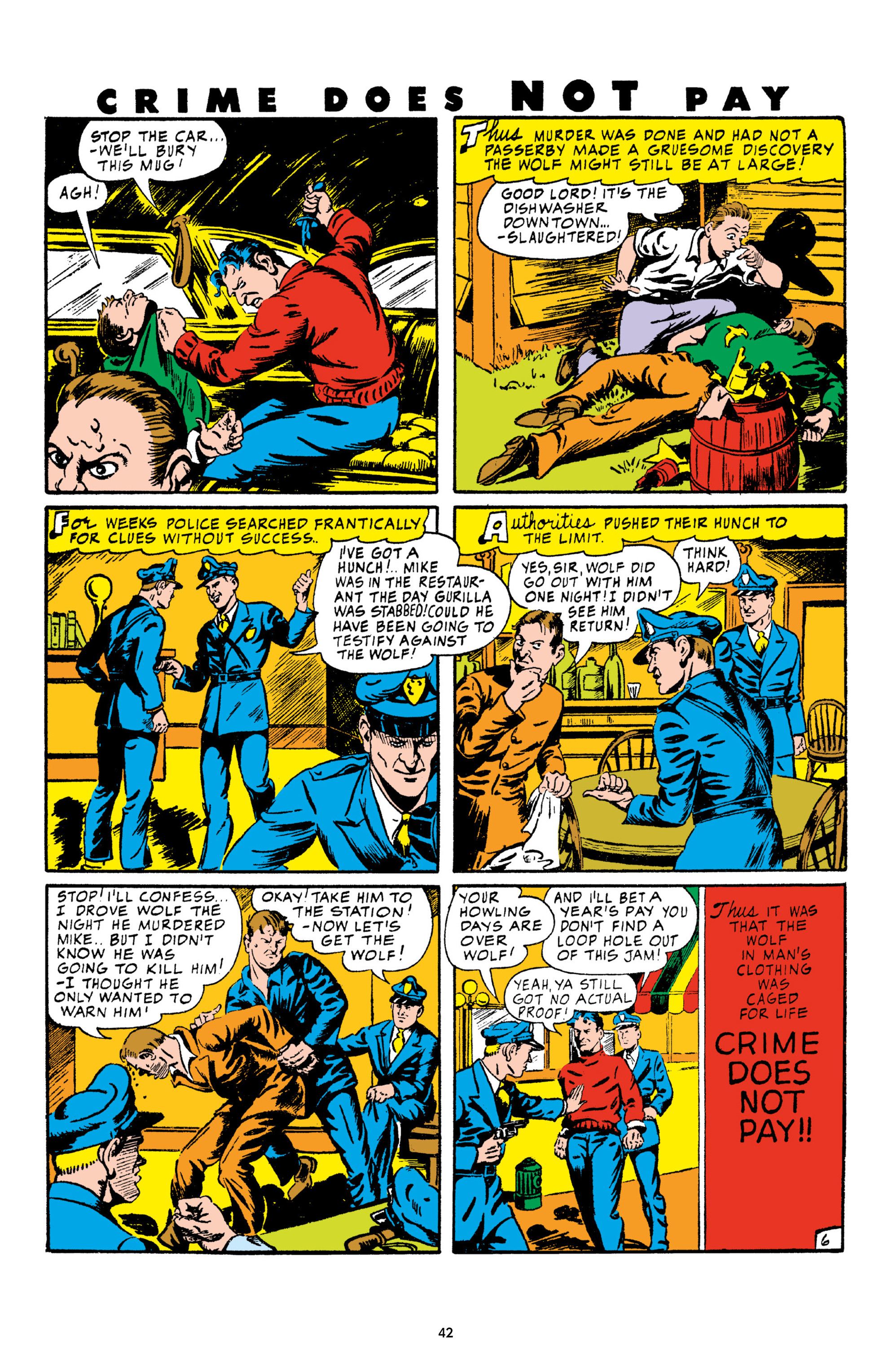 Read online Crime Does Not Pay Archives comic -  Issue # TPB 4 (Part 1) - 42