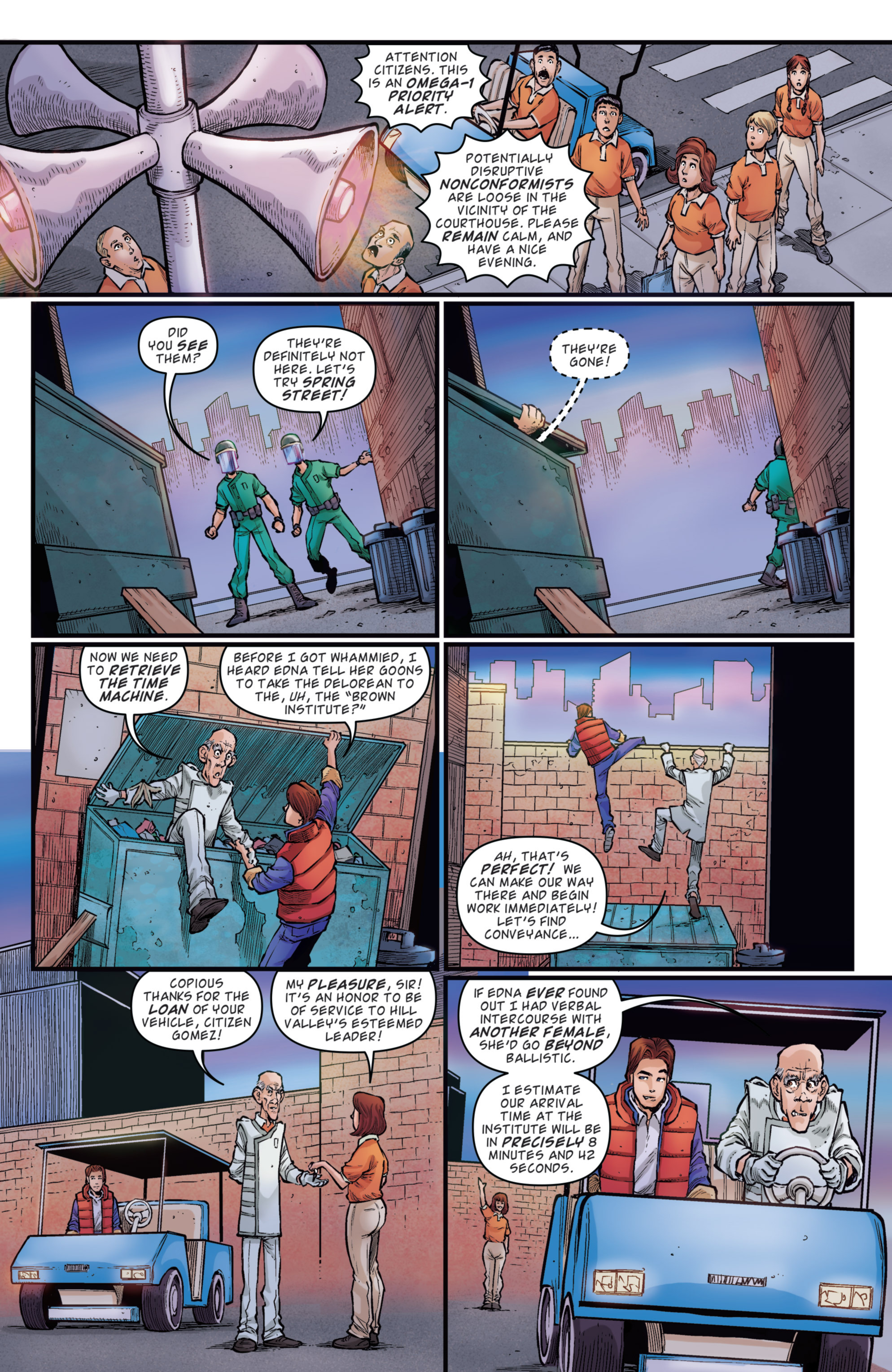 Read online Back to the Future: Citizen Brown comic -  Issue #4 - 10