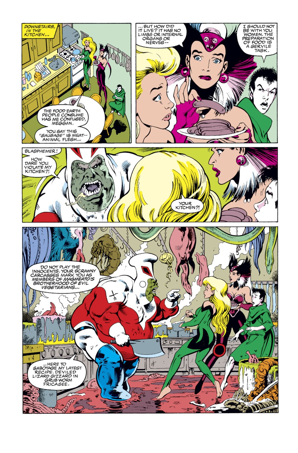Read online Excalibur (1988) comic -  Issue #49 - 14