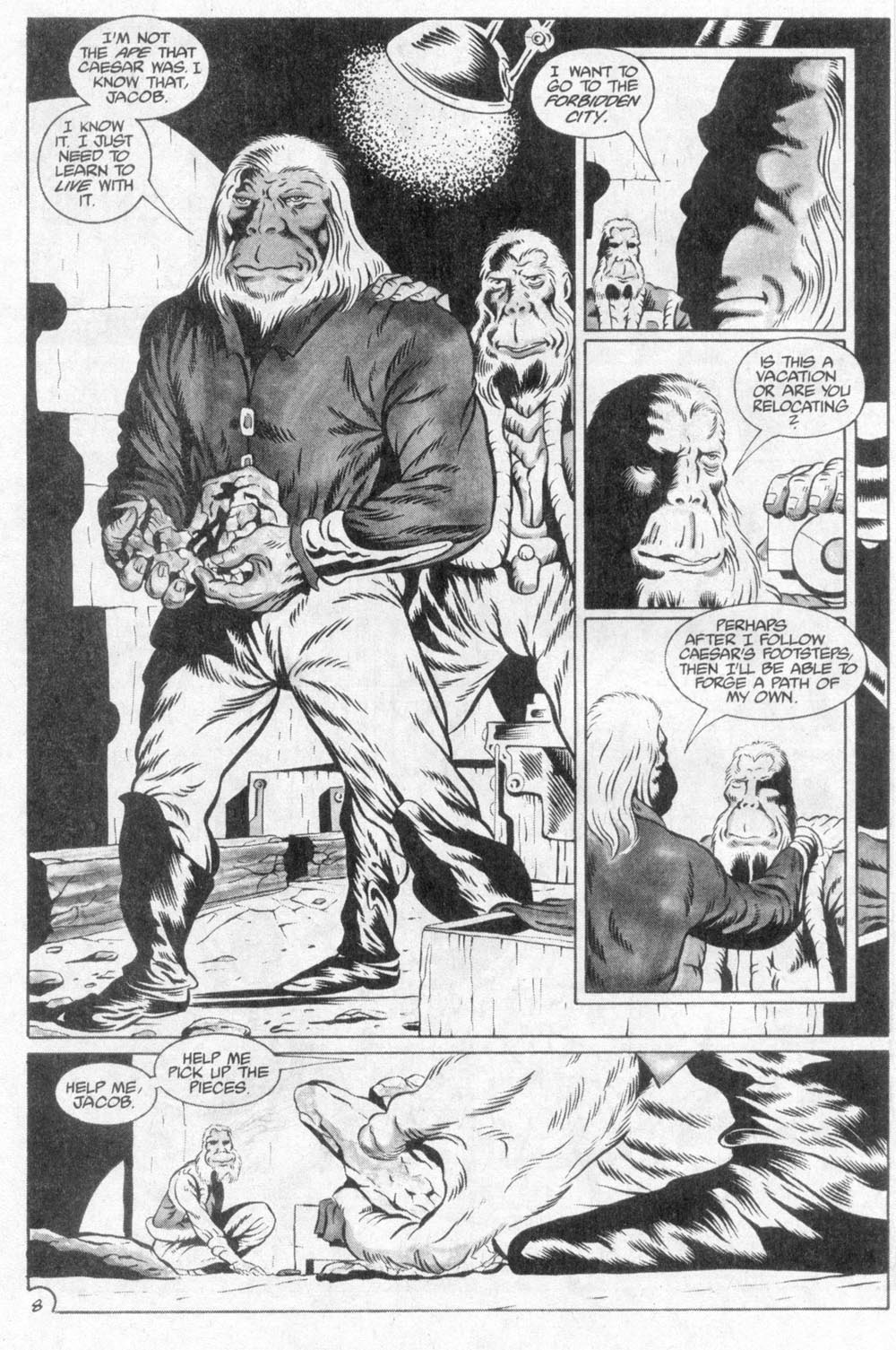 Read online Planet of the Apes (1990) comic -  Issue #1 - 12