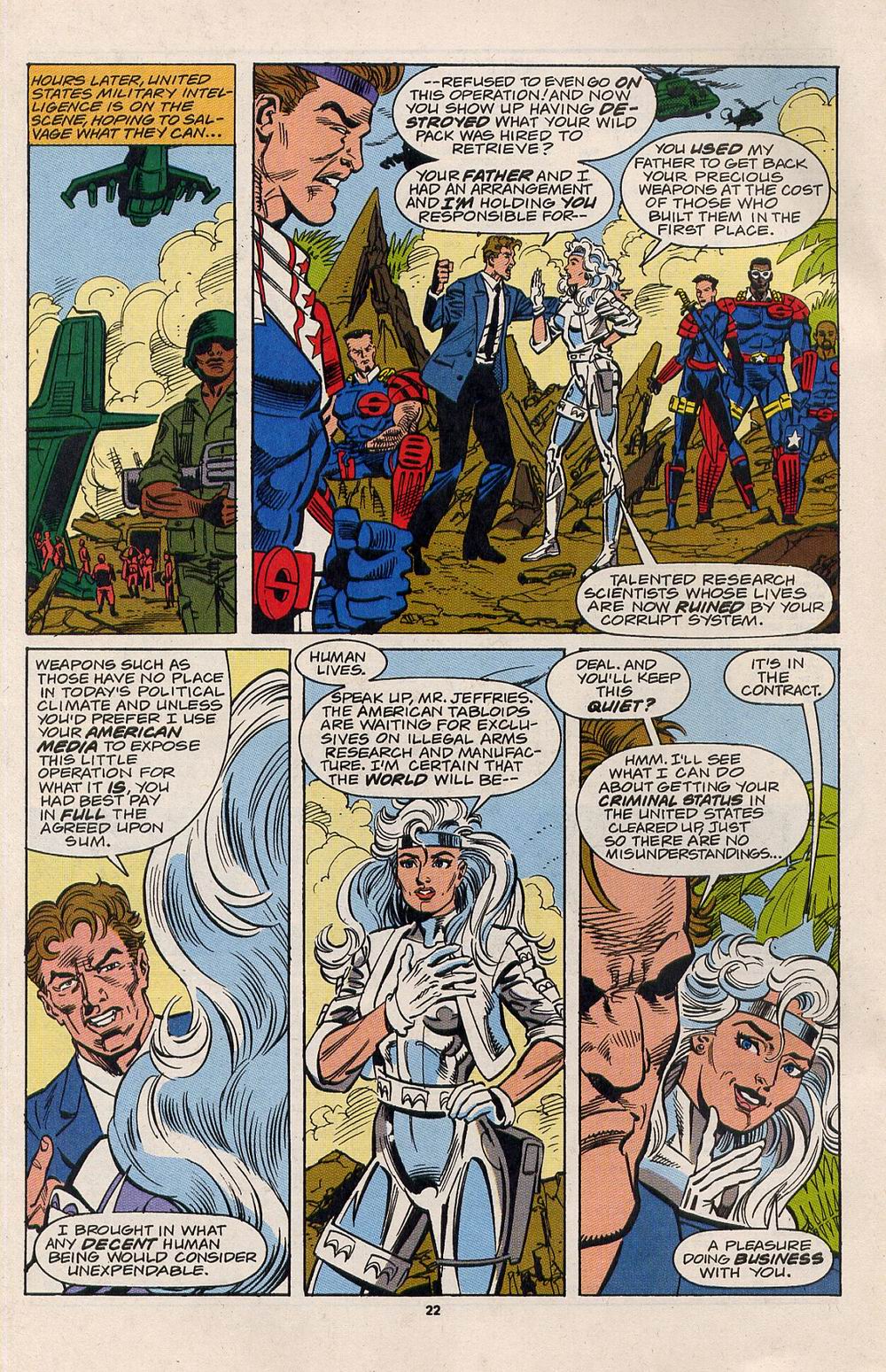 Read online Silver Sable and the Wild Pack comic -  Issue #35 - 18
