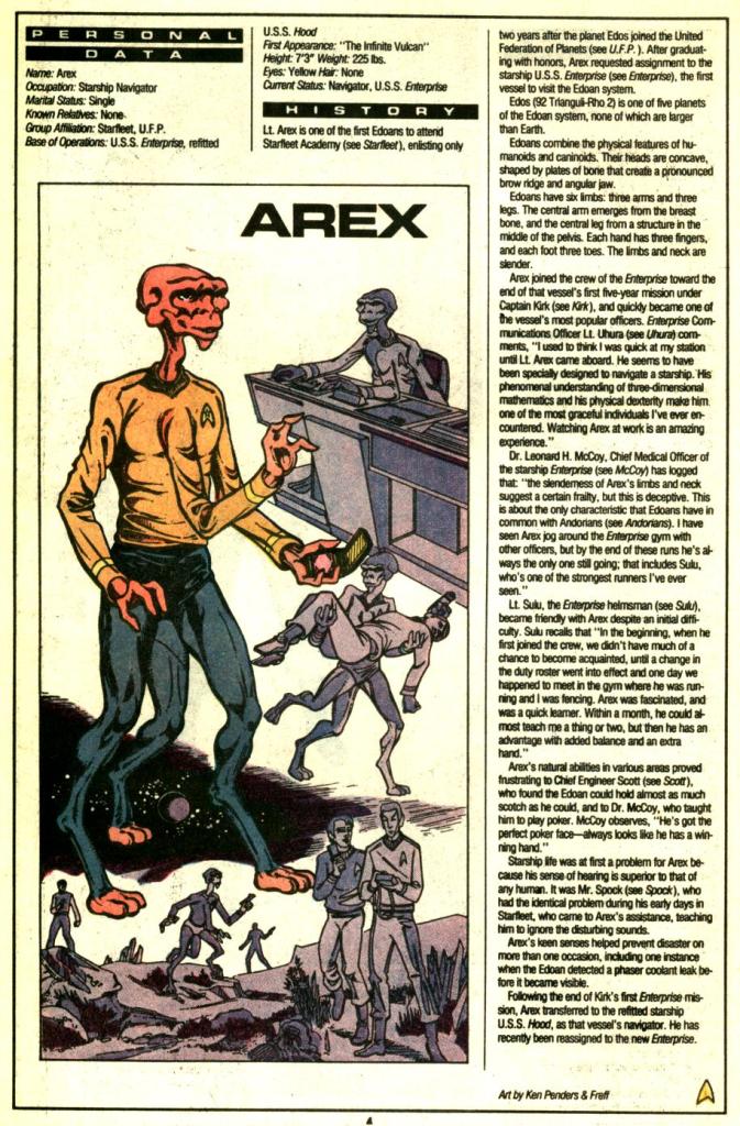 Read online Who's Who in Star Trek comic -  Issue #1 - 6