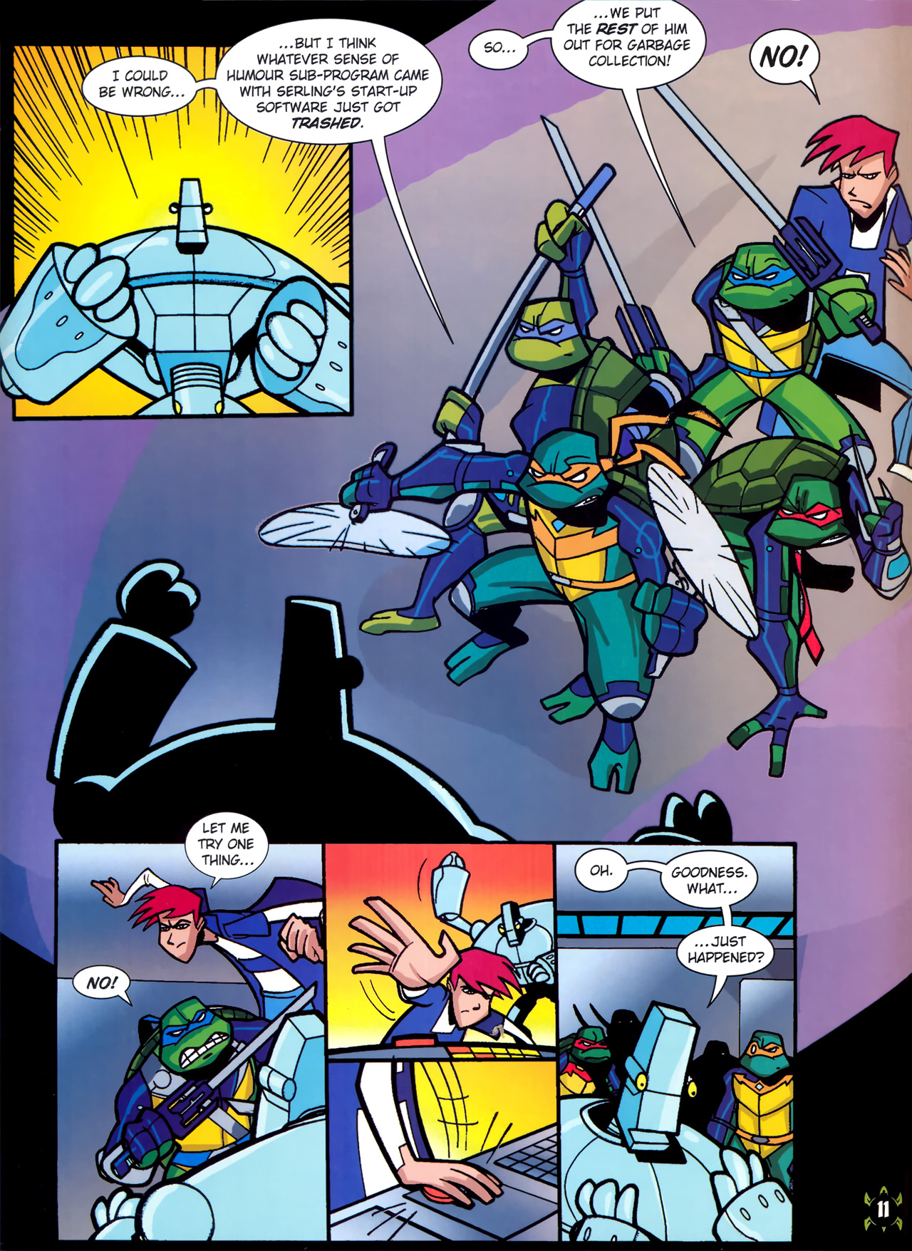 Read online Teenage Mutant Ninja Turtles Comic comic -  Issue #6 - 10