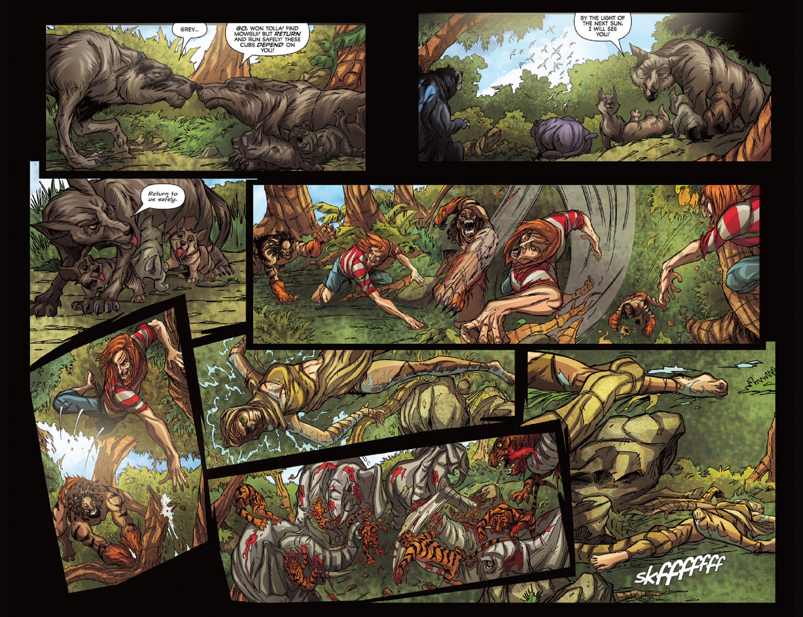 Read online Grimm Fairy Tales presents The Jungle Book: Last of the Species comic -  Issue #2 - 7