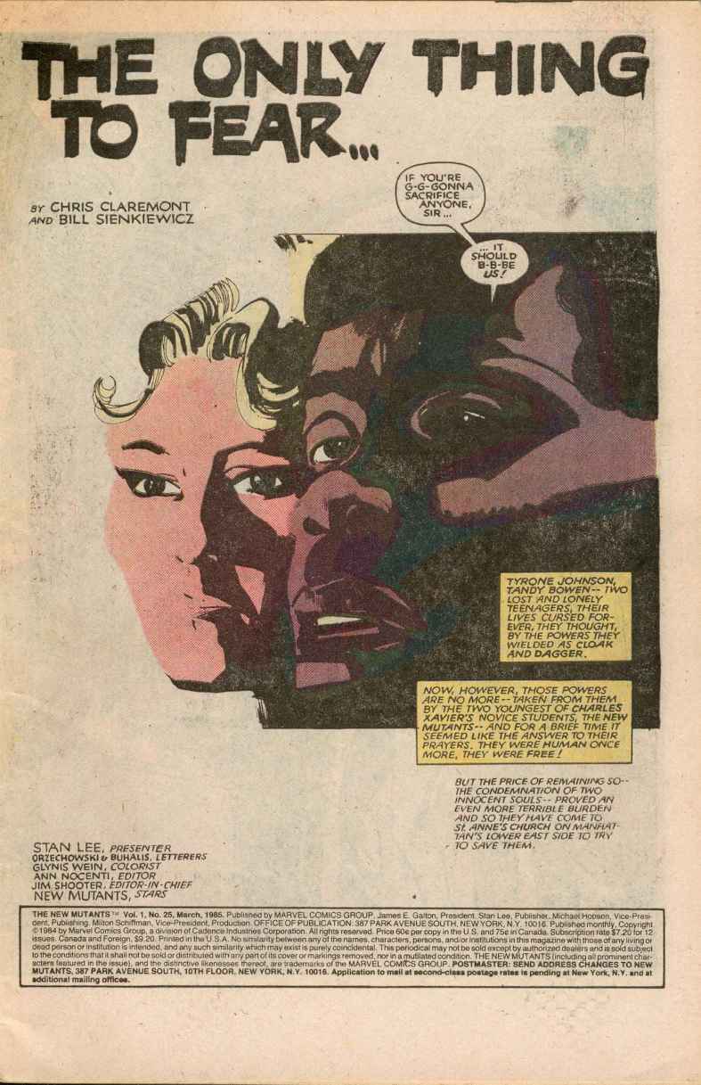 The New Mutants Issue #25 #32 - English 2