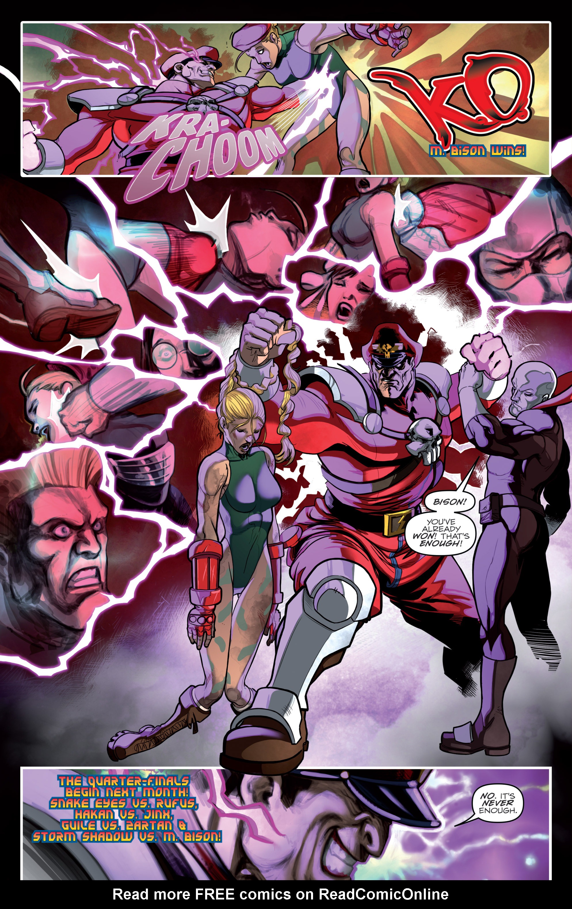 Read online Street Fighter X G.I. Joe comic -  Issue #2 - 22