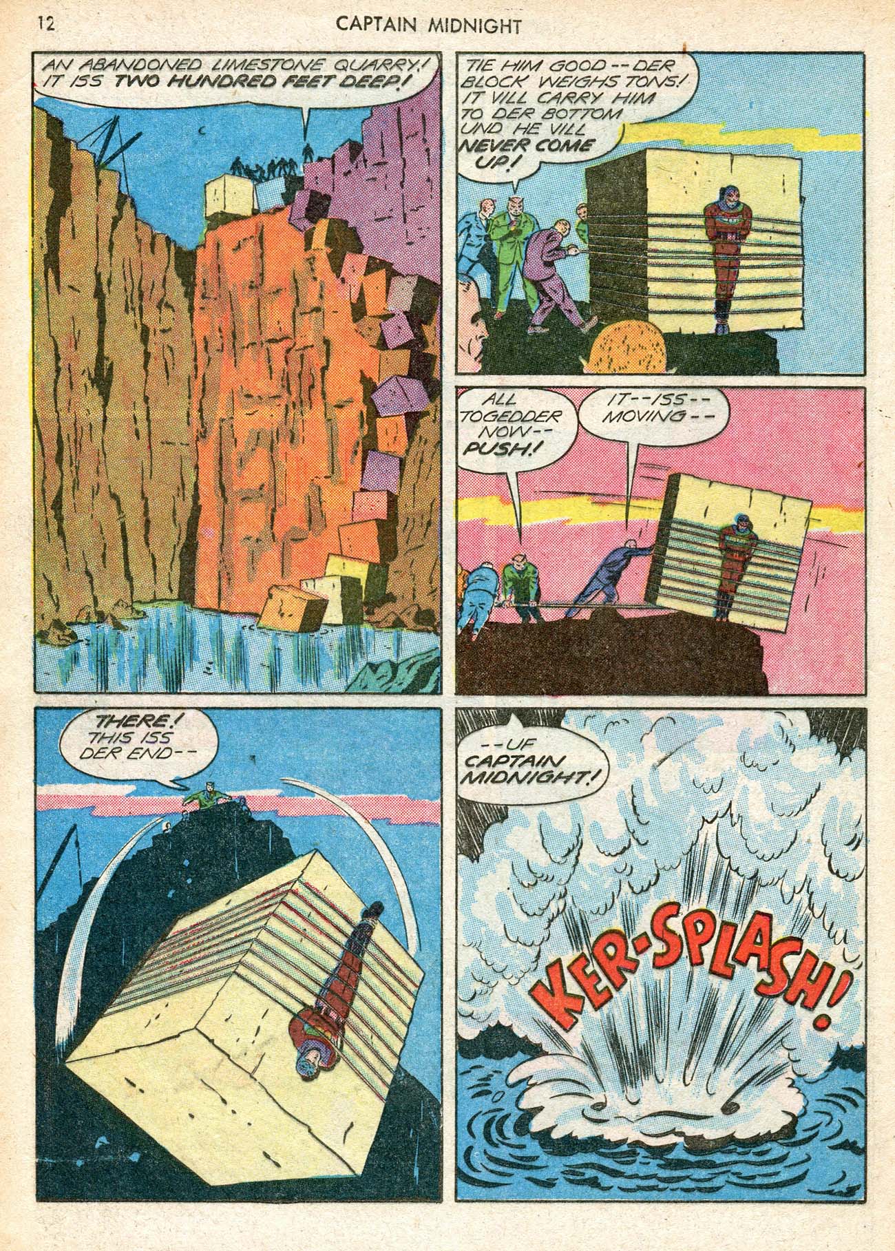Read online Captain Midnight (1942) comic -  Issue #12 - 12