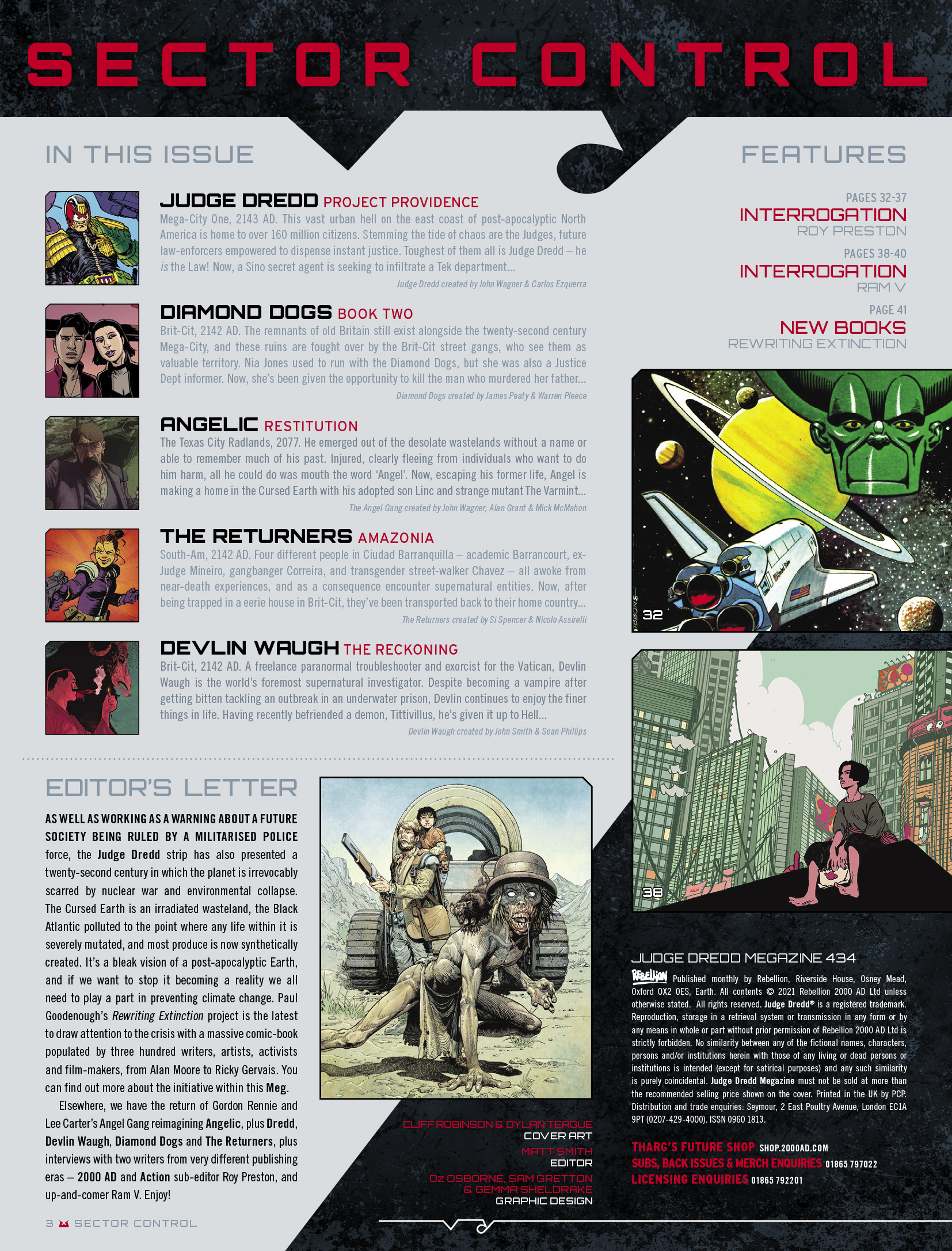 Read online Judge Dredd Megazine (Vol. 5) comic -  Issue #434 - 3